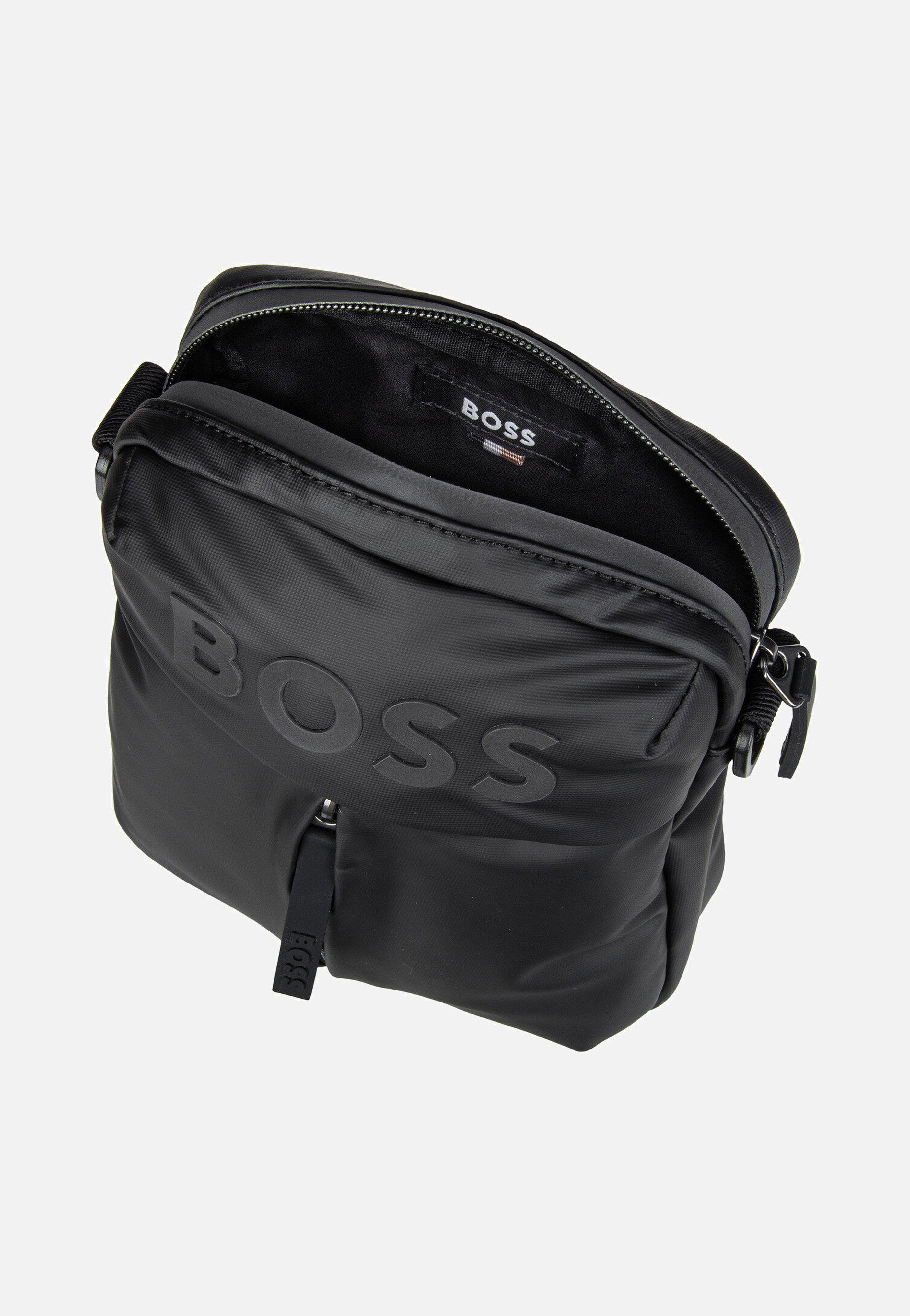 BOSS Stormy North South Zip 50516893 Black Umhängetasche