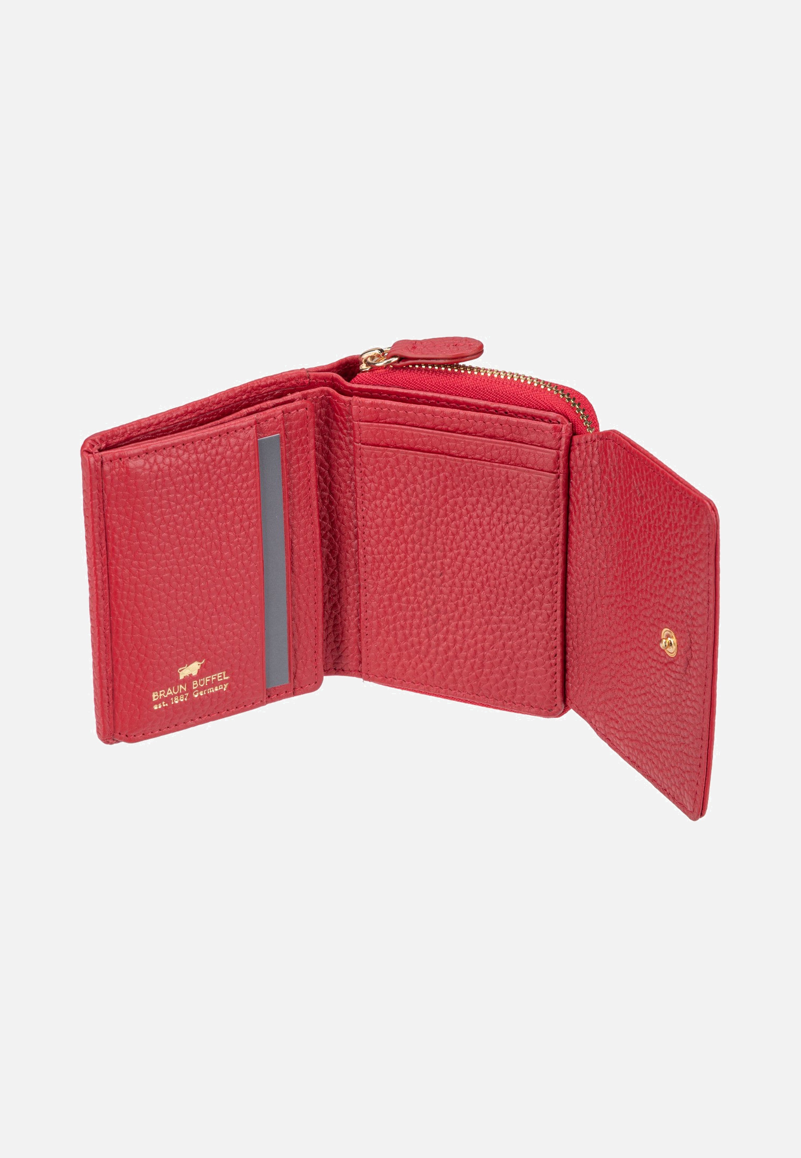 Braun Büffel Asti RV 50446 6CS Red Wallet