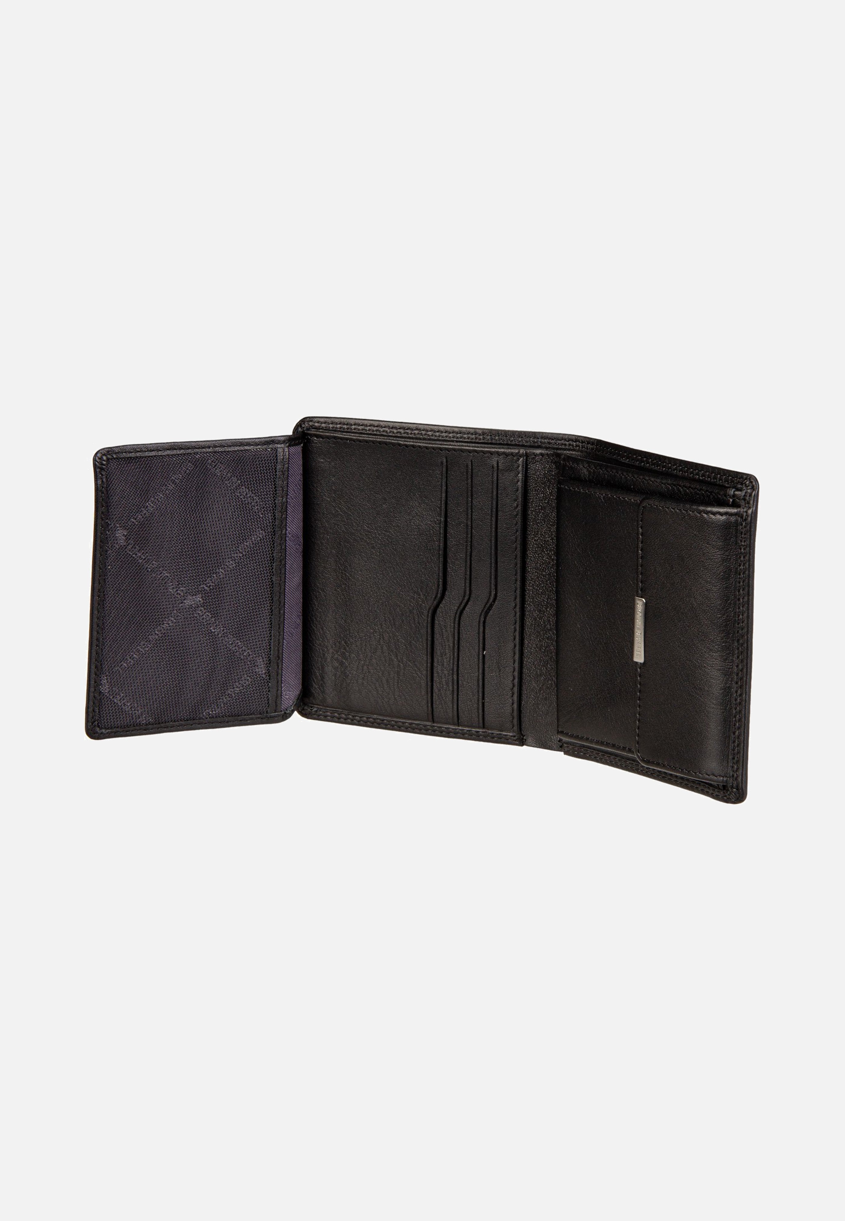 Braun Büffel Golf RFID Coin Wallet Carré 6Cs Black Portemonnaie