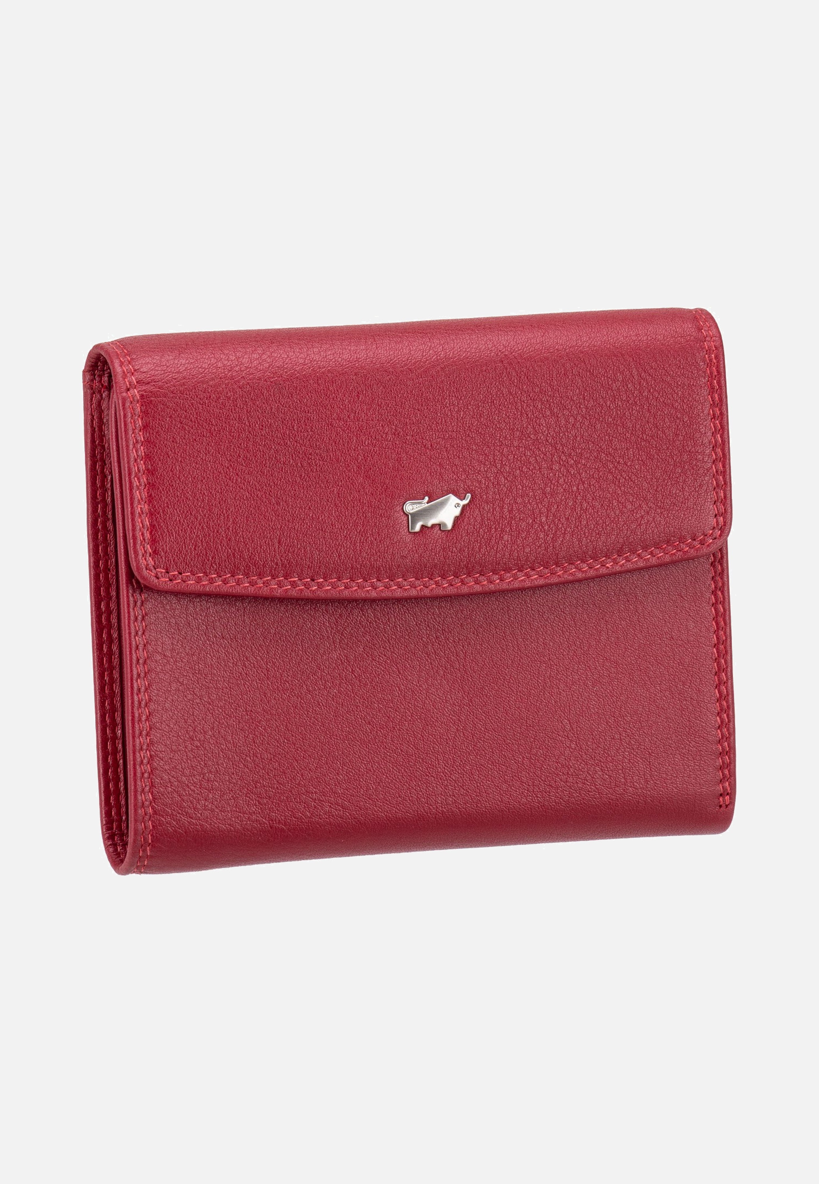 Braun Büffel Golf RFID Wallet M 8Cs Red Portemonnaie