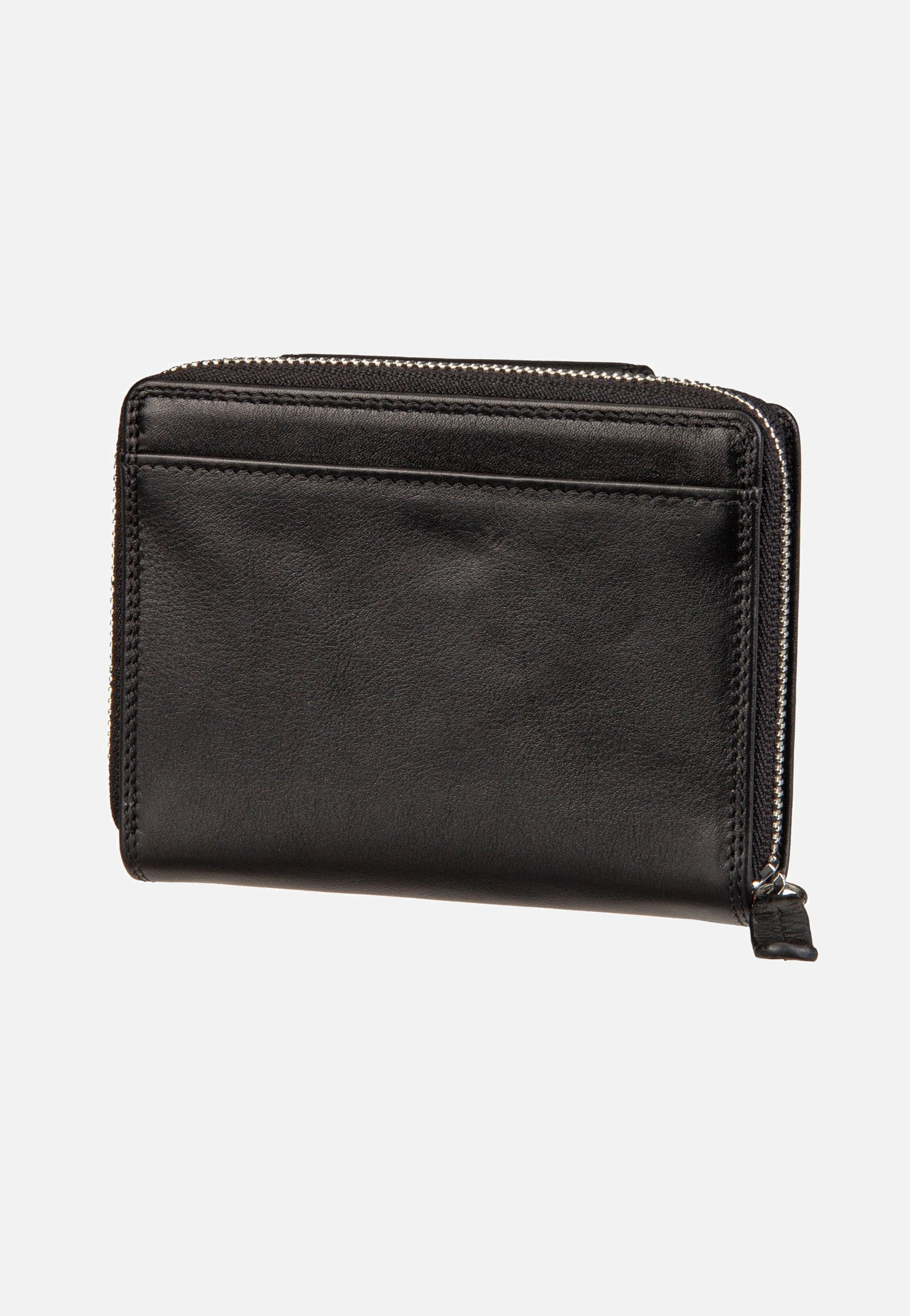 Braun Büffel Golf RFID Zip-Wallet M 12Cs Black Portemonnaie