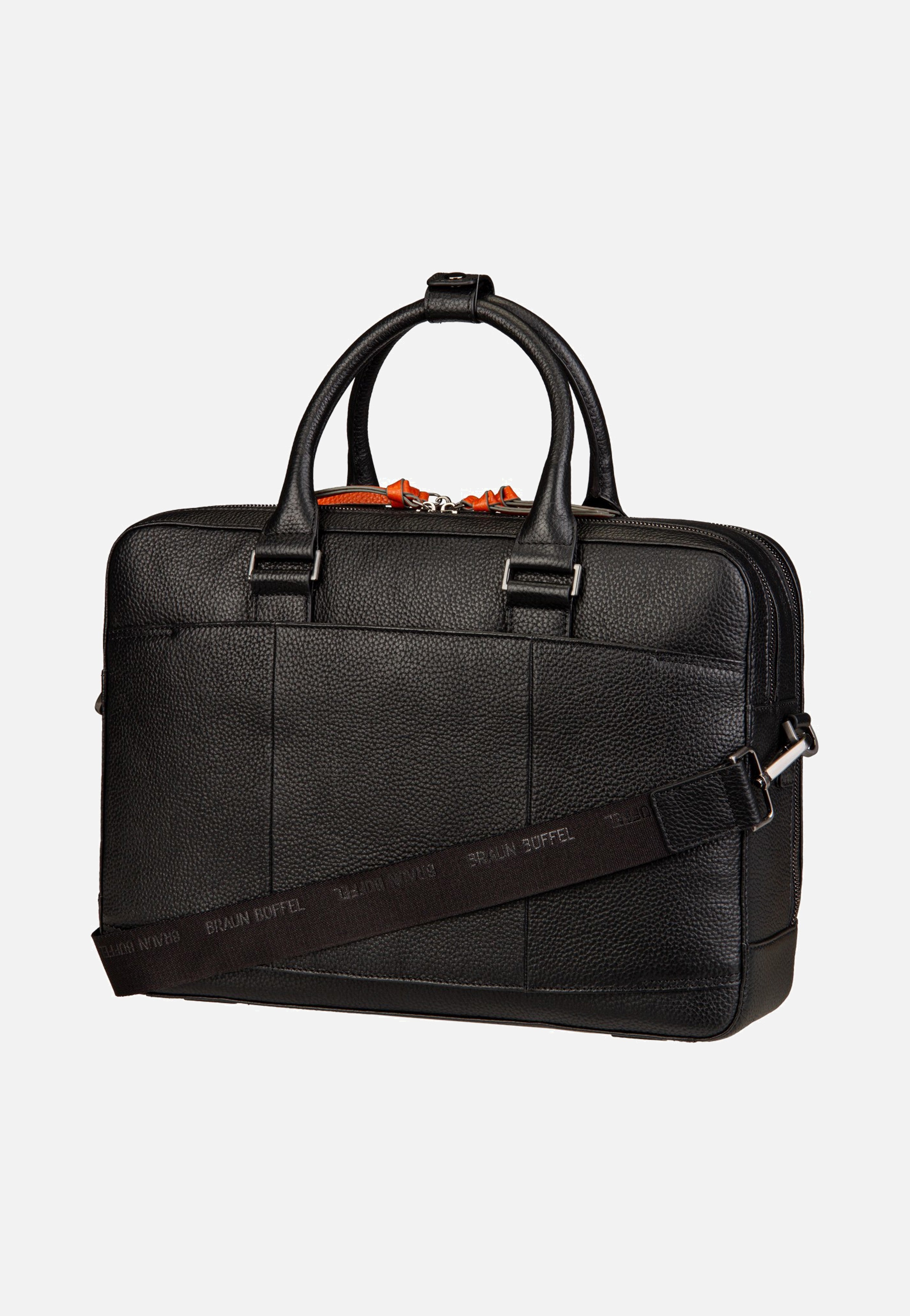 Braun Büffel Novara Business Bag L Schwarz Aktentasche