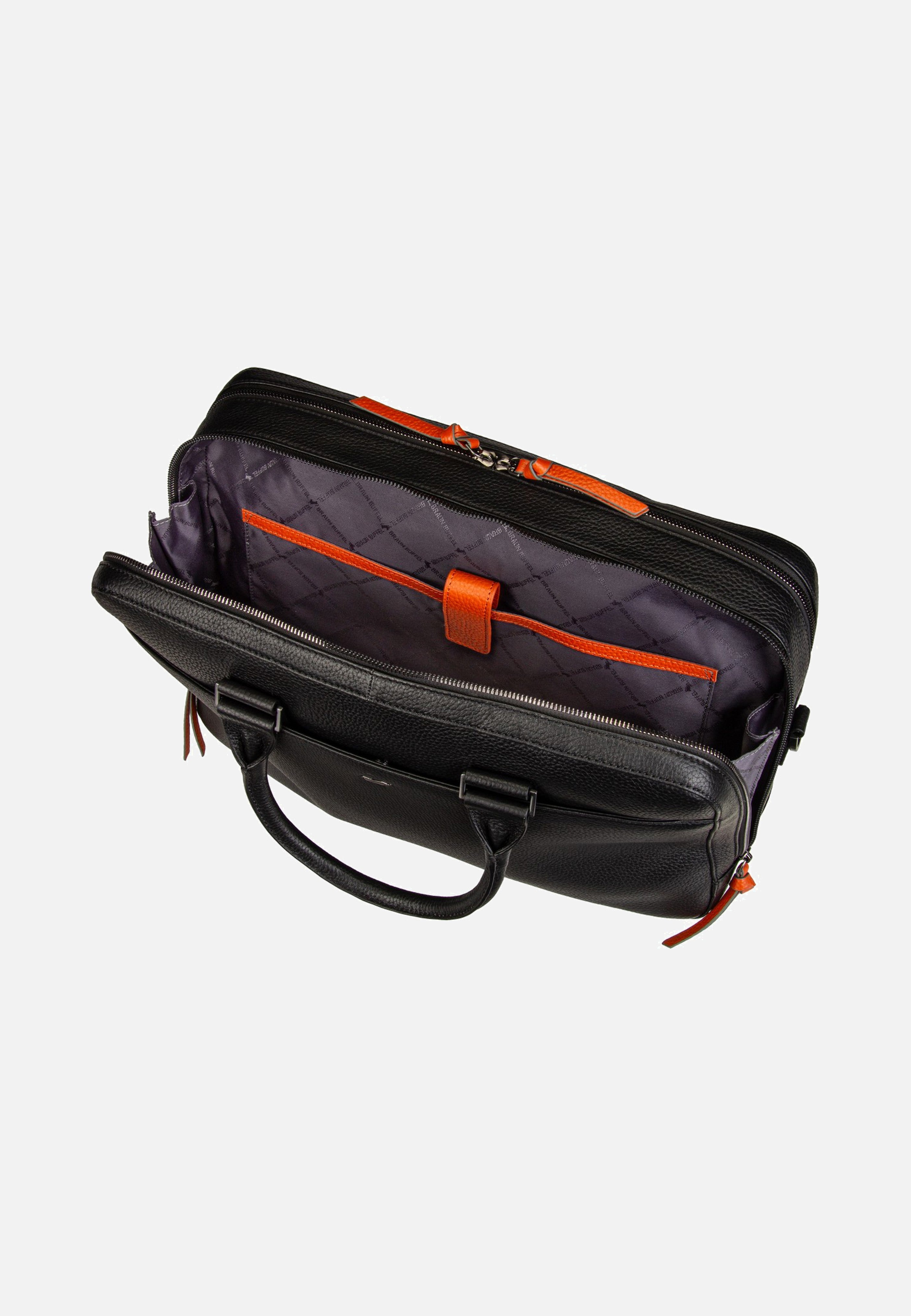 Braun Büffel Novara Business Bag L Schwarz Aktentasche