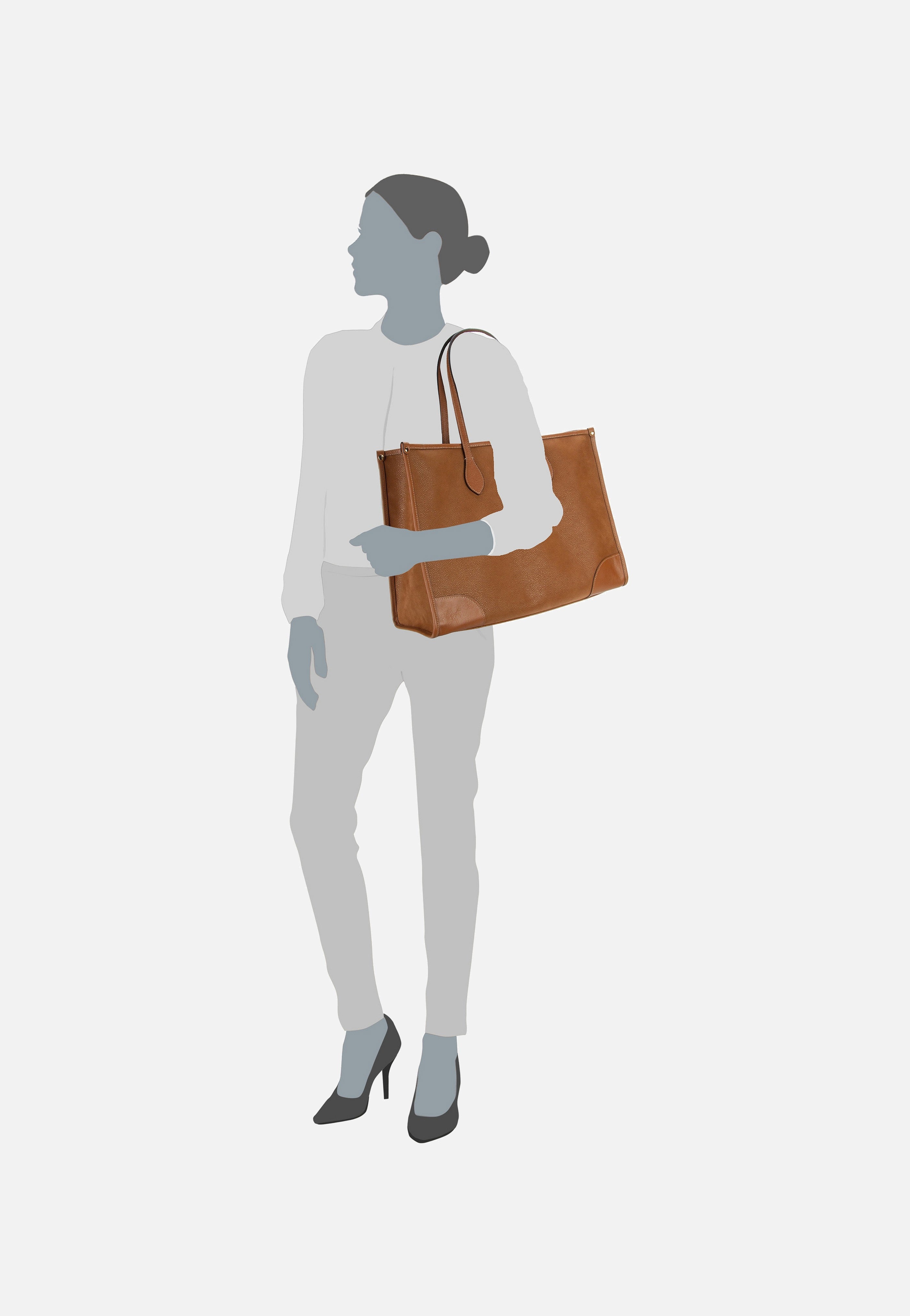 Bric's Life Shopping 5852 Camel Shopper