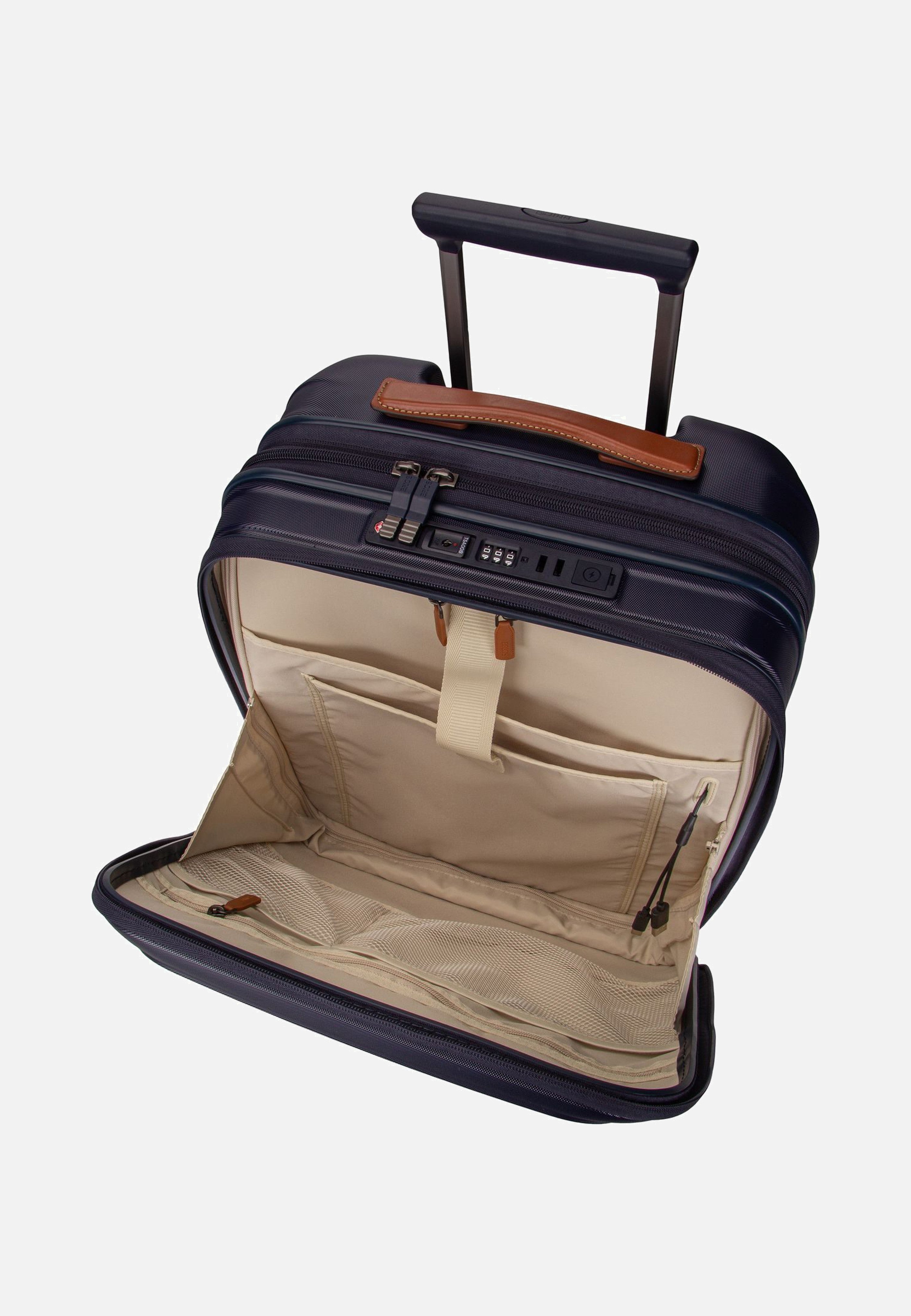 Bric's Taormina Trolley 55 Exp.Vortasche Blau Koffer