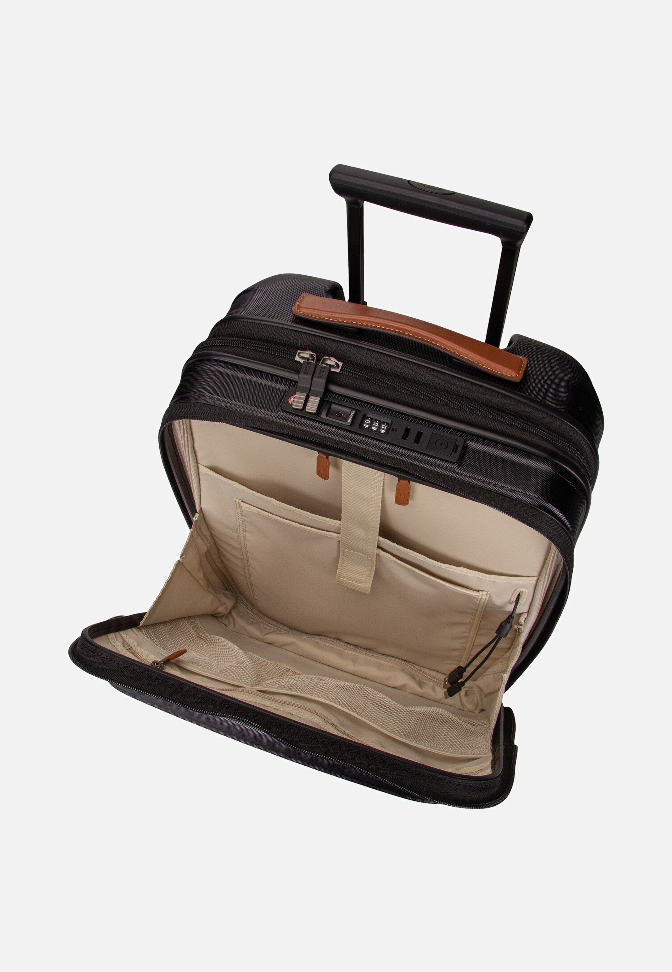Bric's Taormina Trolley 55 Exp.Vortasche Schwarz Koffer