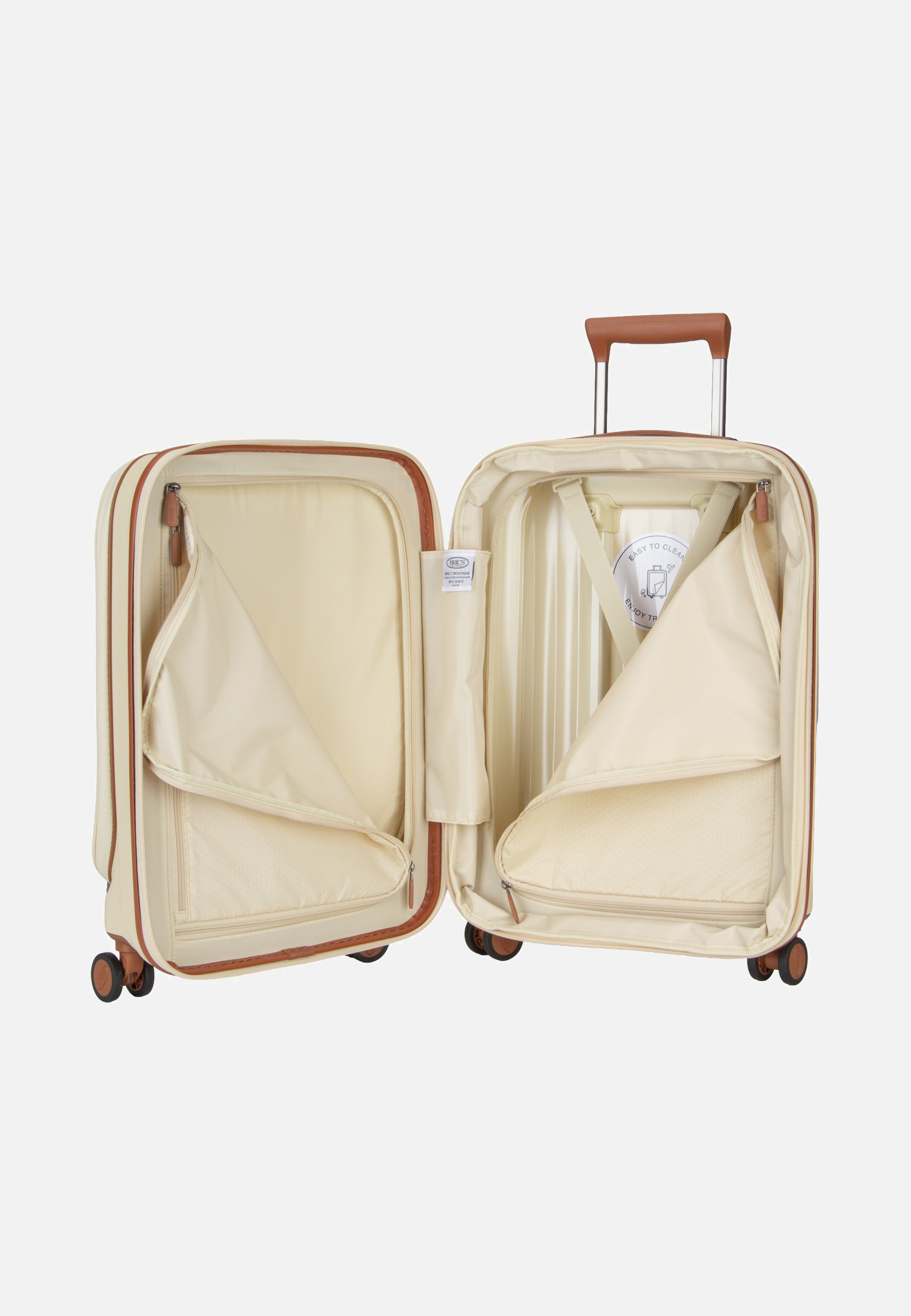 Bric's Taormina Trolley 55 Exp Vortasche Cream Koffer