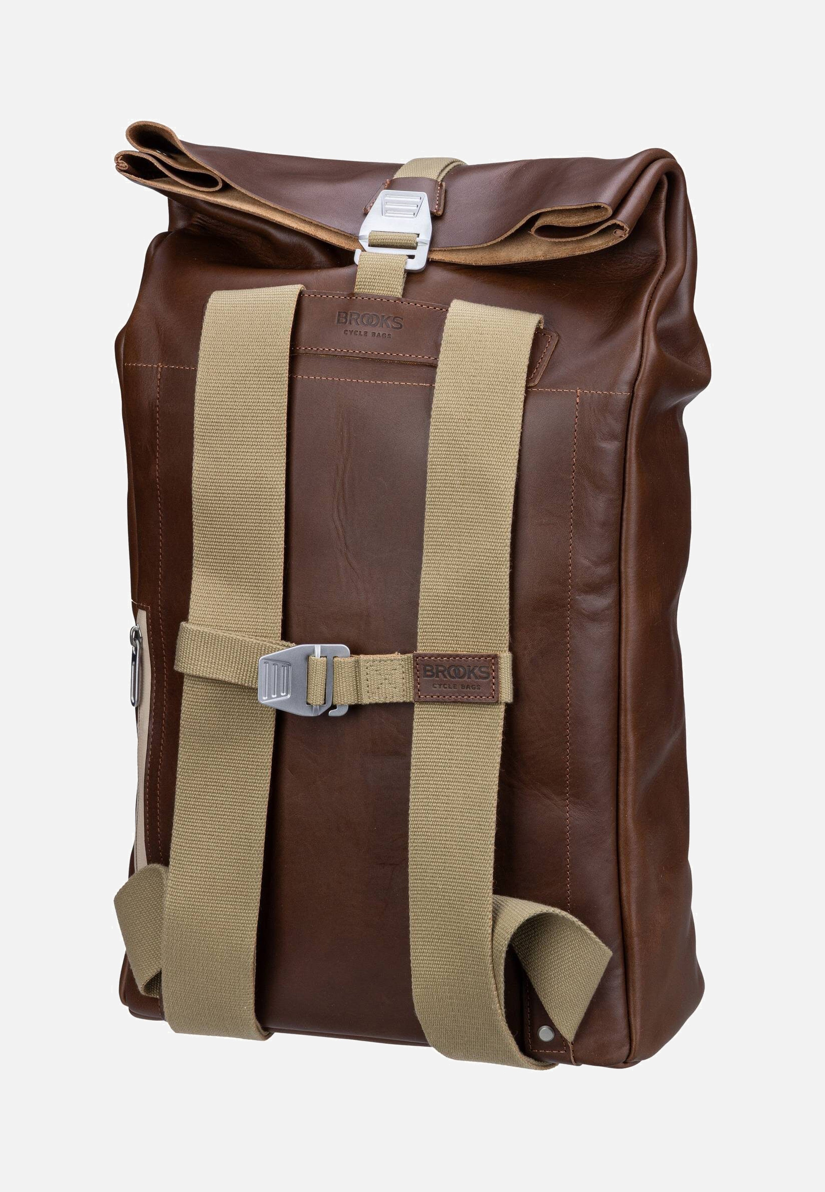 Brooks England Pickwick Leather 26 L Dark Tan Rucksack