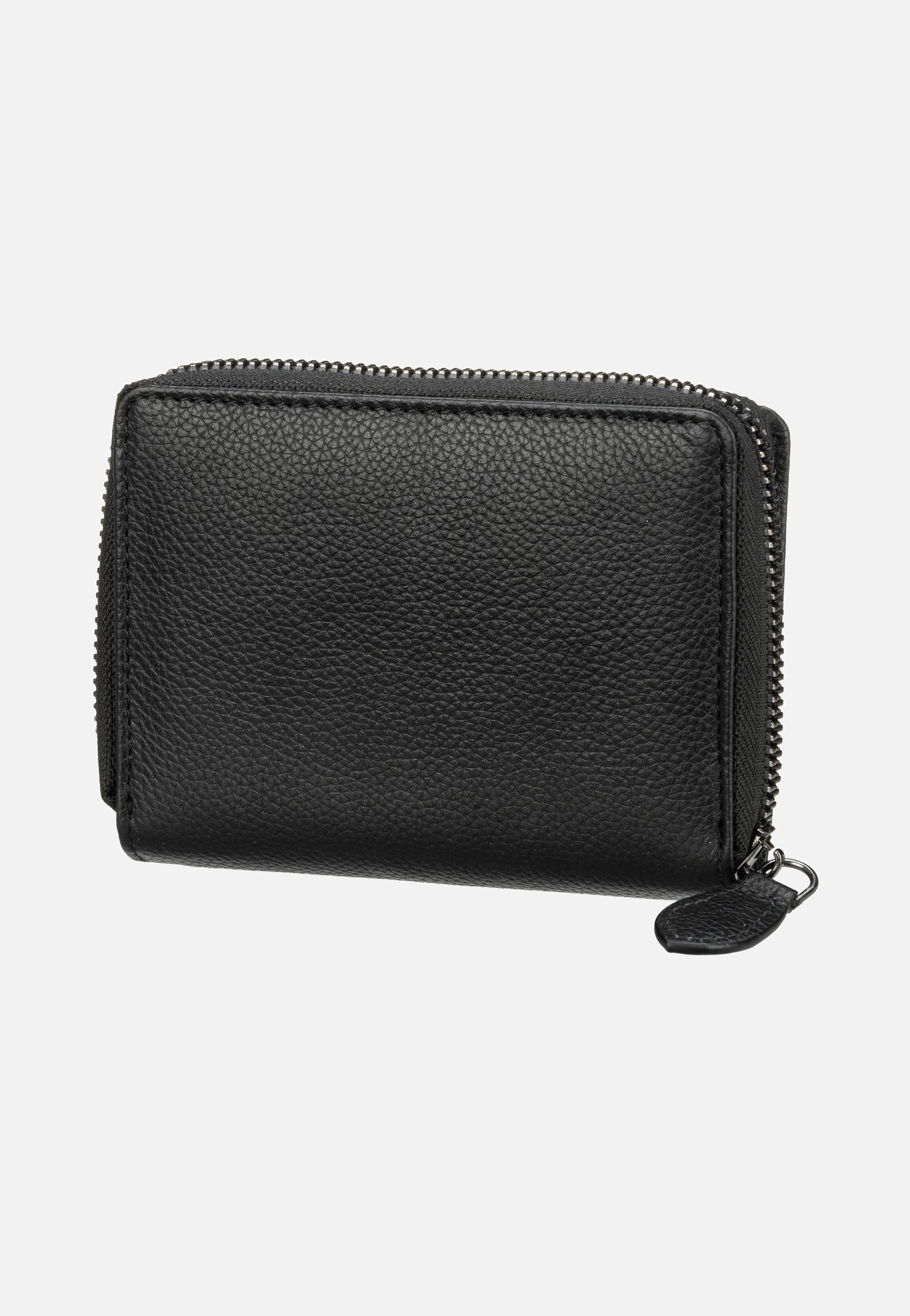 Bugatti Bella Ladies Zip Schwarz Portemonnaie