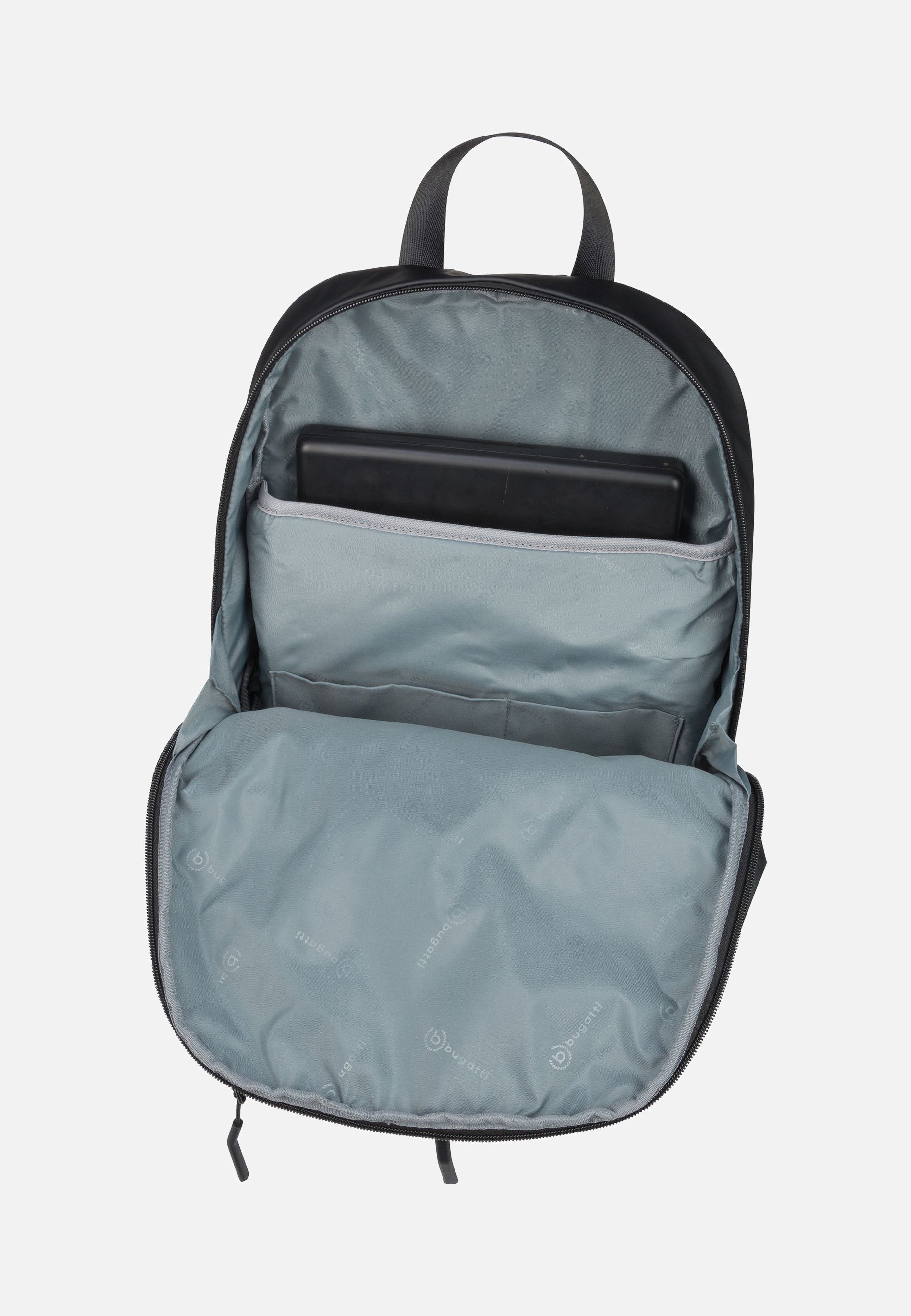Bugatti Blanc Schwarz Rucksack