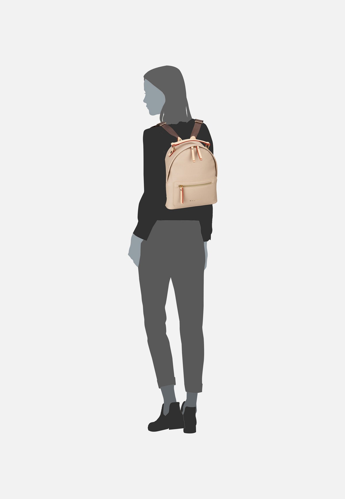 Bugatti Ella S Beige Rucksack