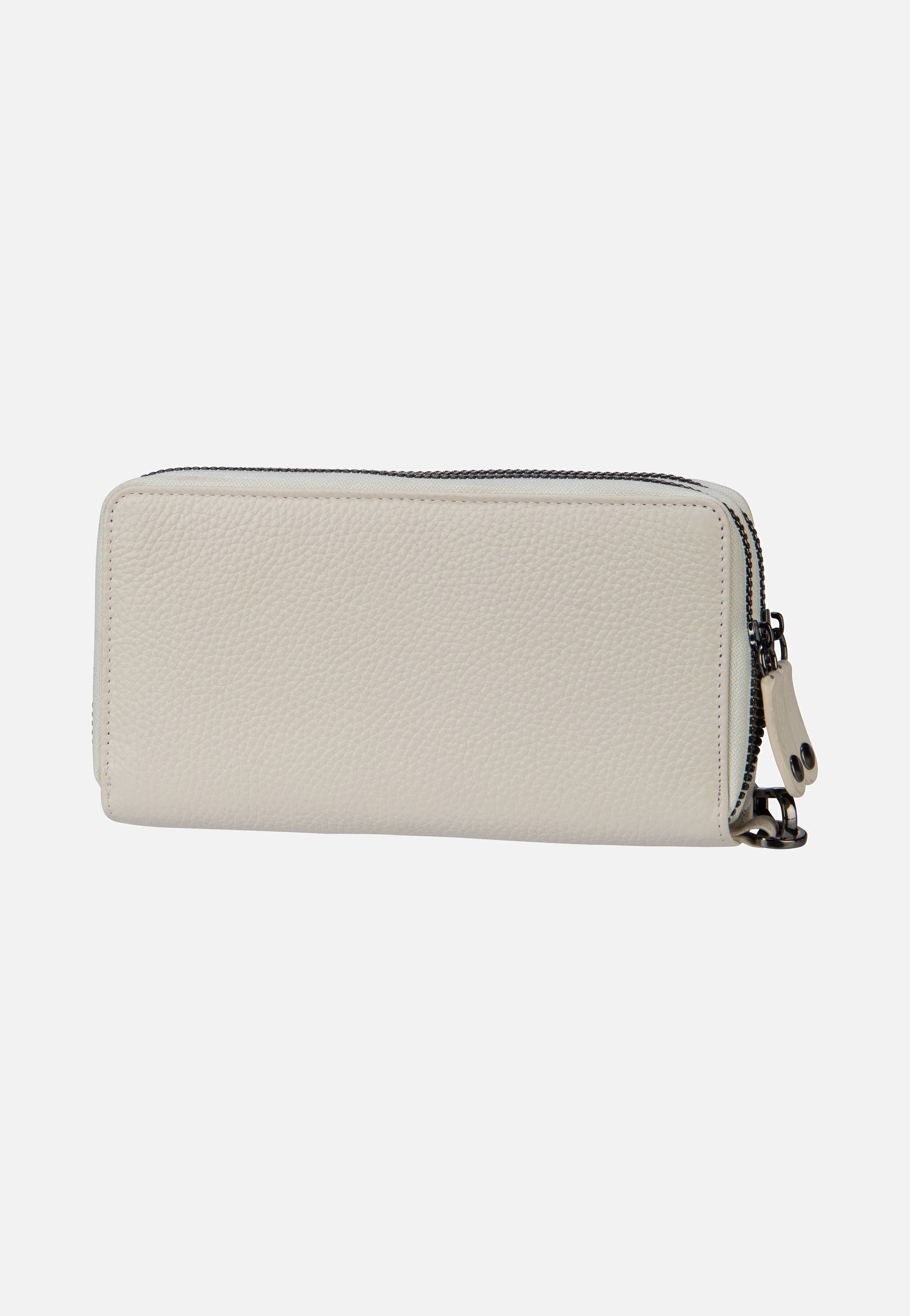 Bugatti Elsa Ladies Double Zip Weiß Portemonnaie