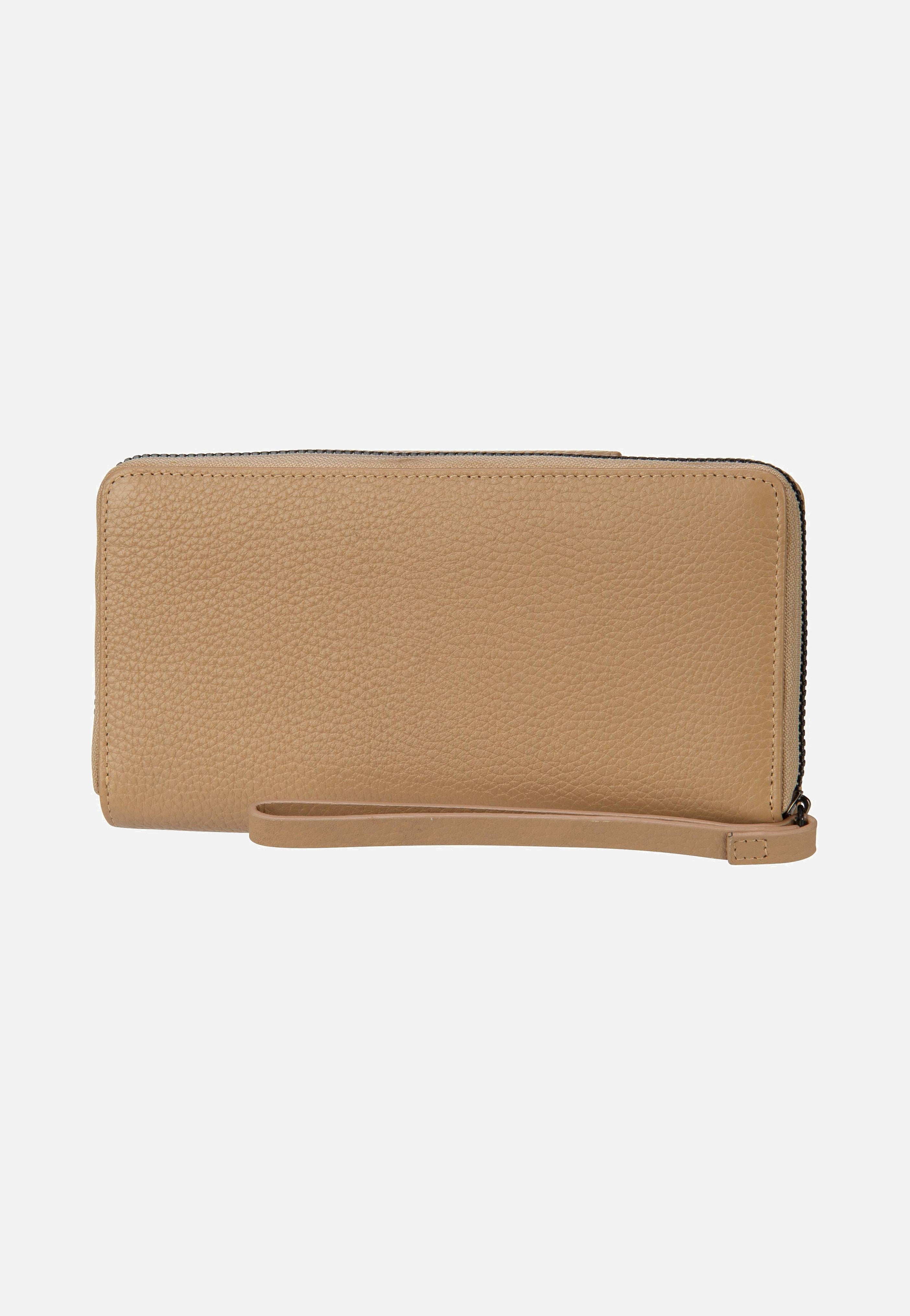 Bugatti Elsa Ladies Zip Large Sand Portemonnaie