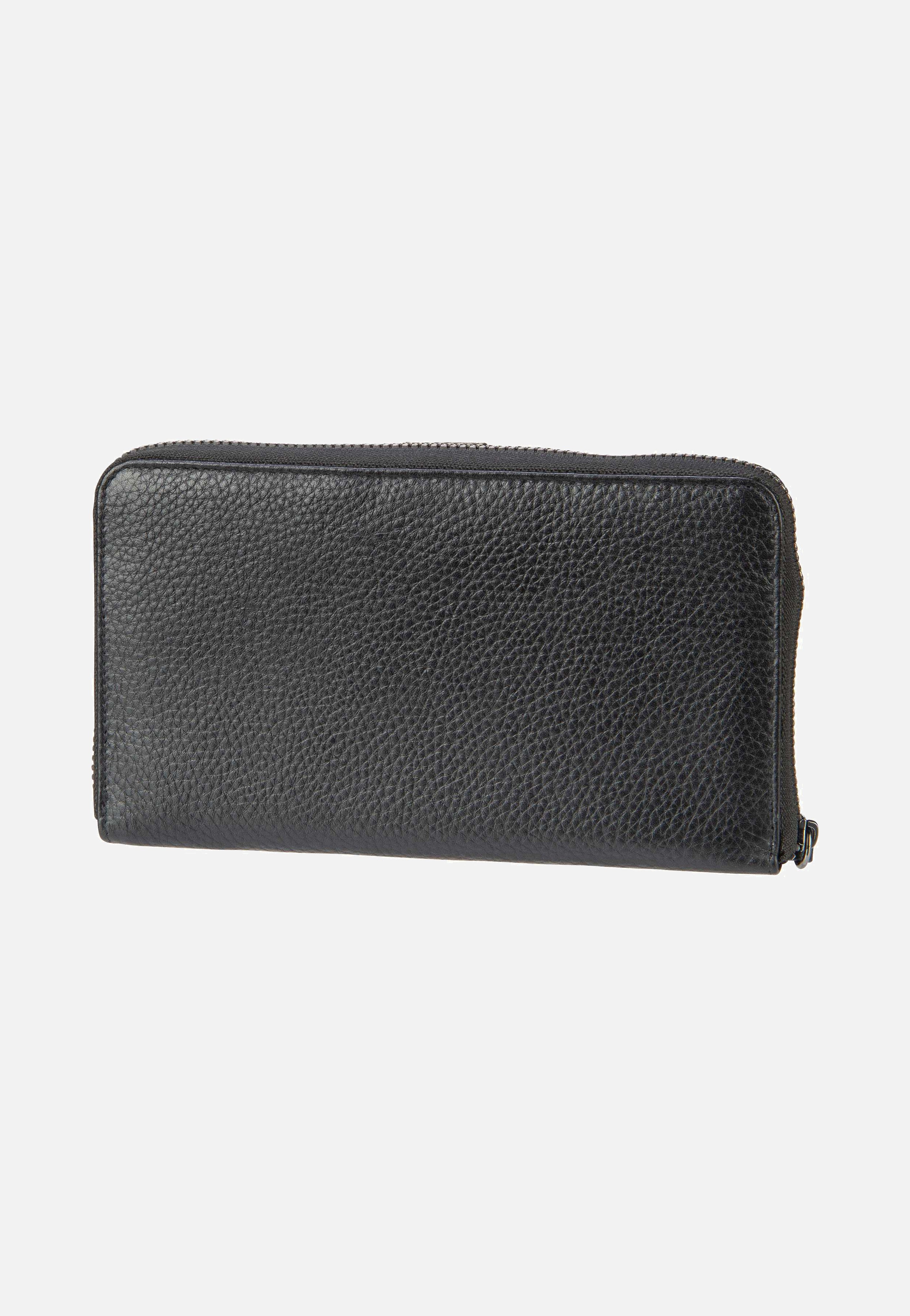 Bugatti Elsa Long Ladies Zip Key Schwarz Portemonnaie