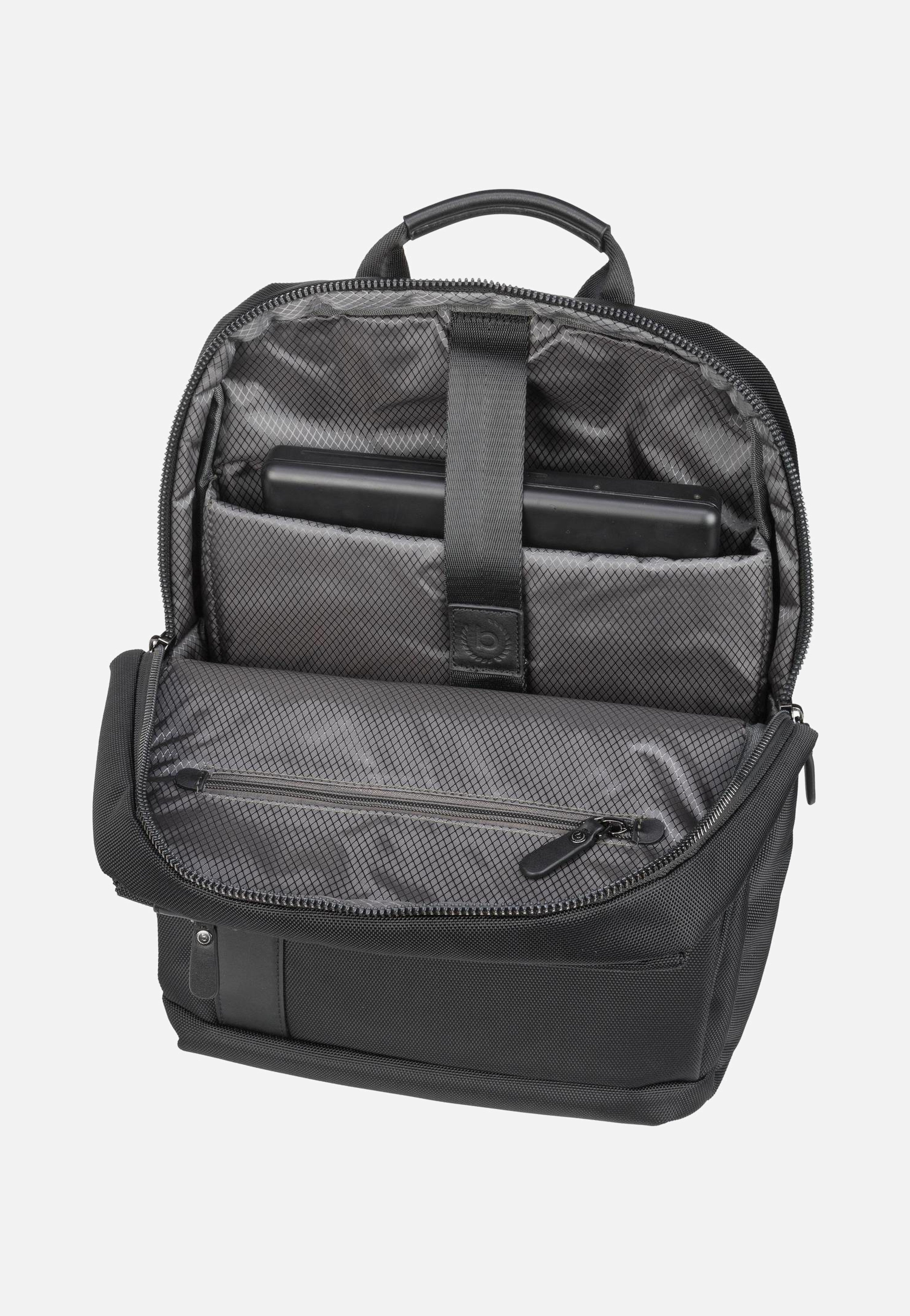 Bugatti Nero Medium Schwarz Rucksack