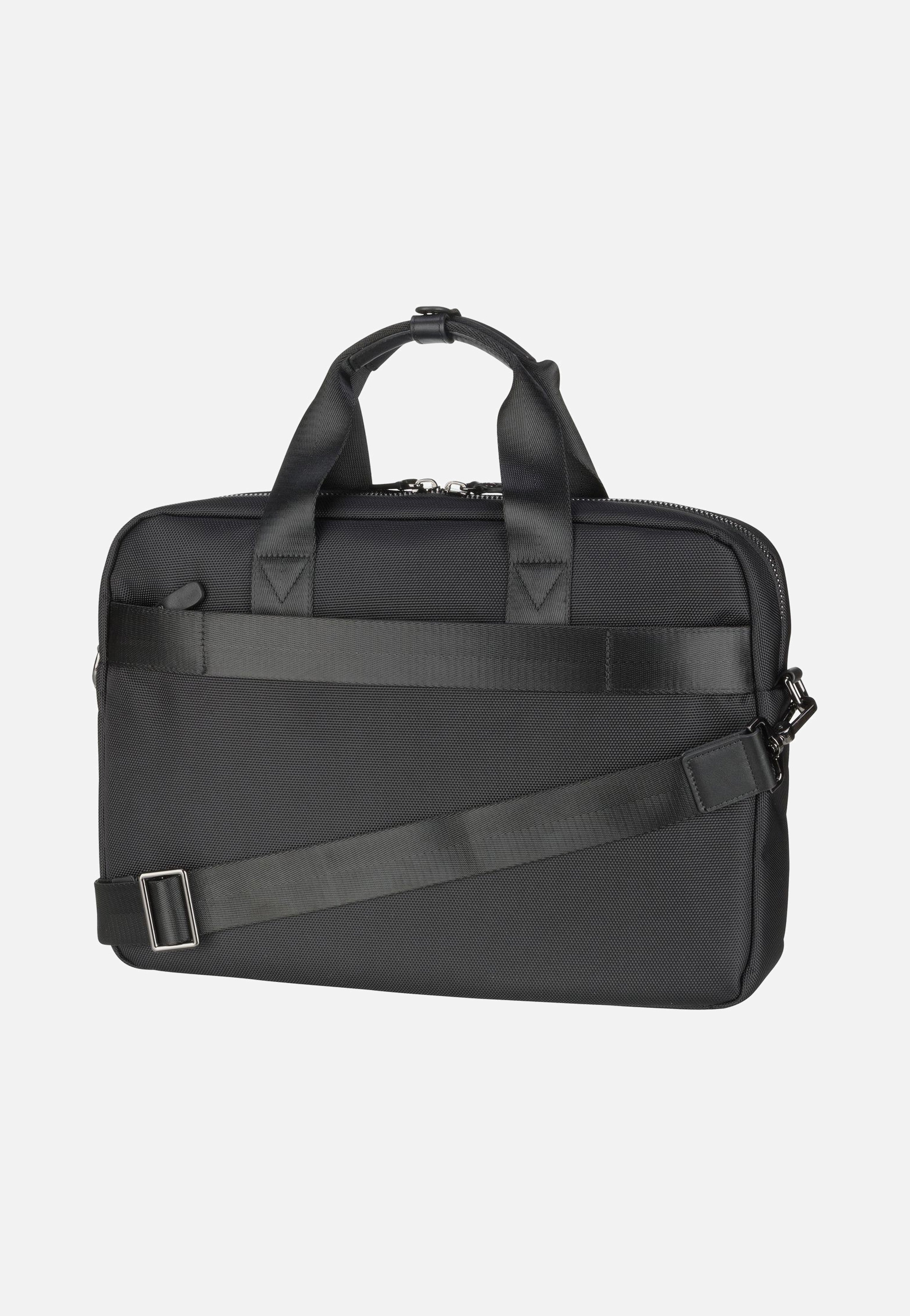 Bugatti Nero Workbag Medium Schwarz Aktentasche