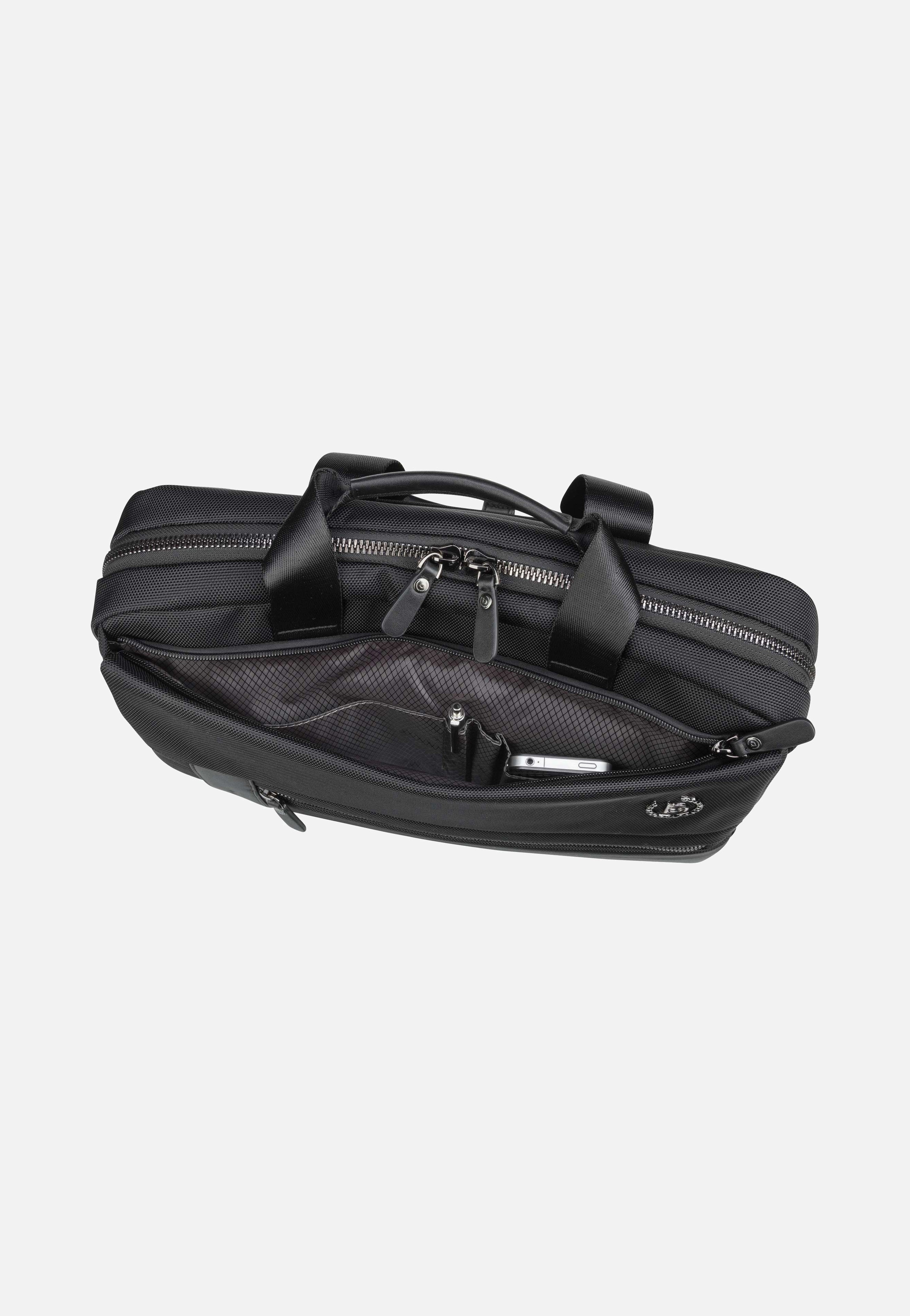 Bugatti Nero Workbag Medium Schwarz Aktentasche