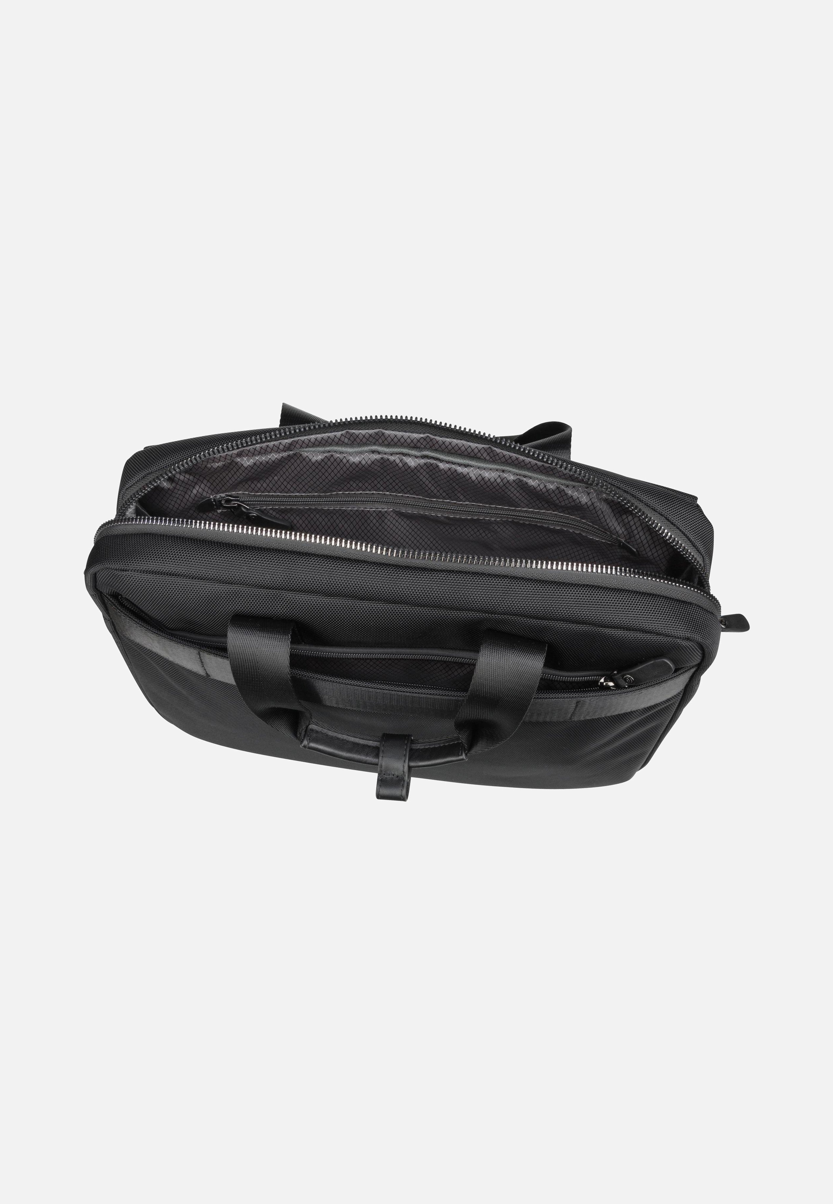 Bugatti Nero Workbag Medium Schwarz Aktentasche