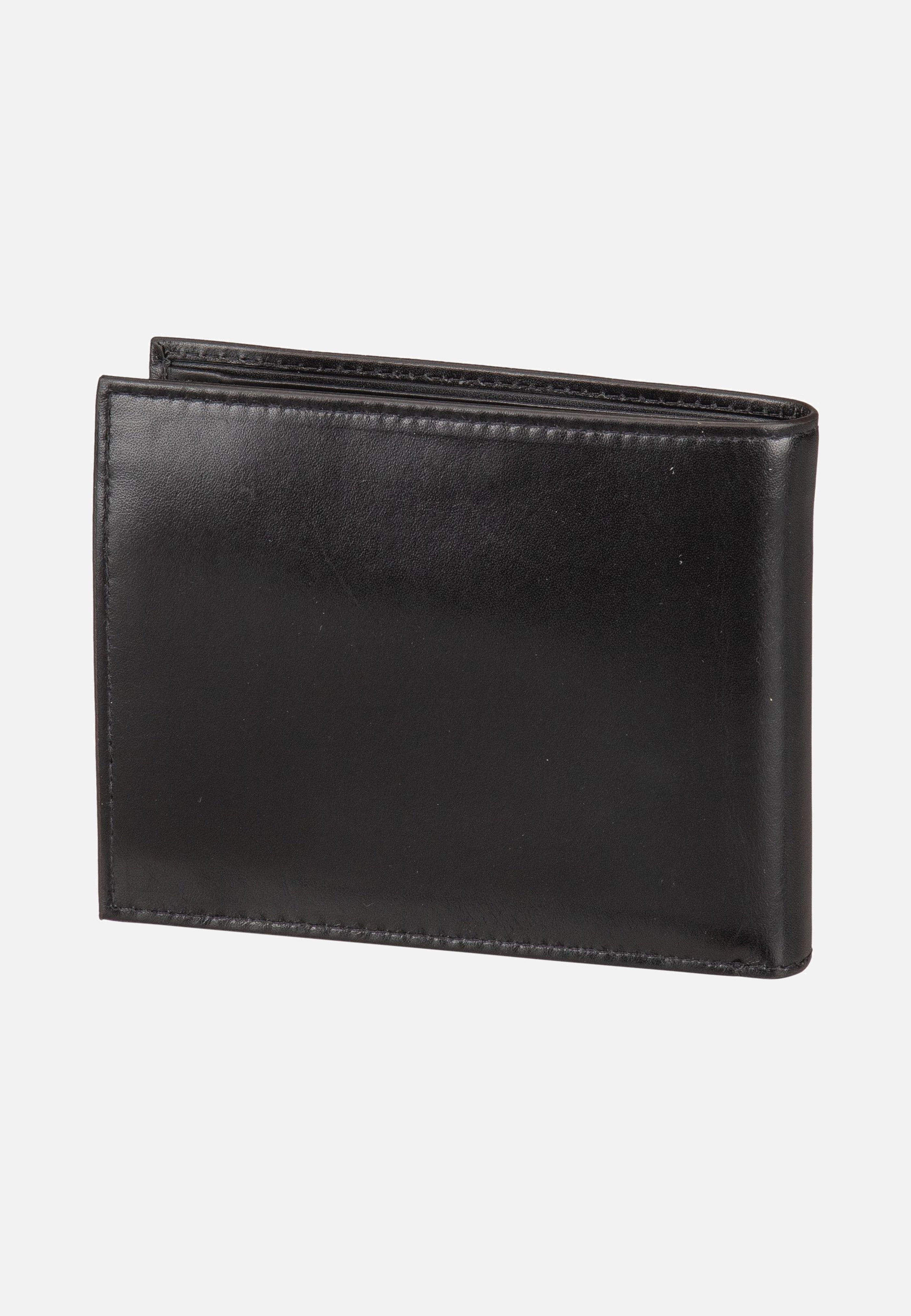Bugatti Nobile Horizontal with Flap Schwarz Portemonnaie