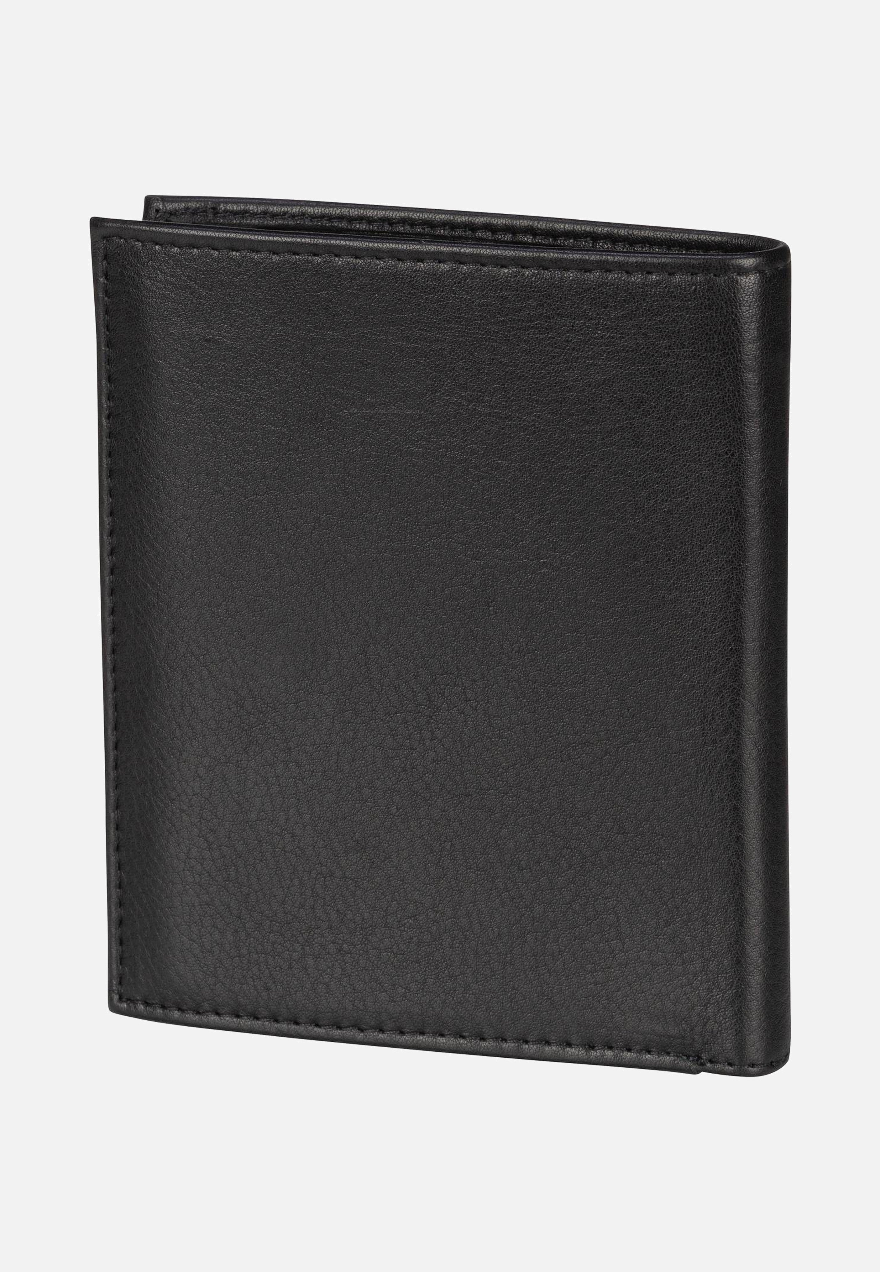 Bugatti Nome Vertical with Flap I Schwarz Portemonnaie