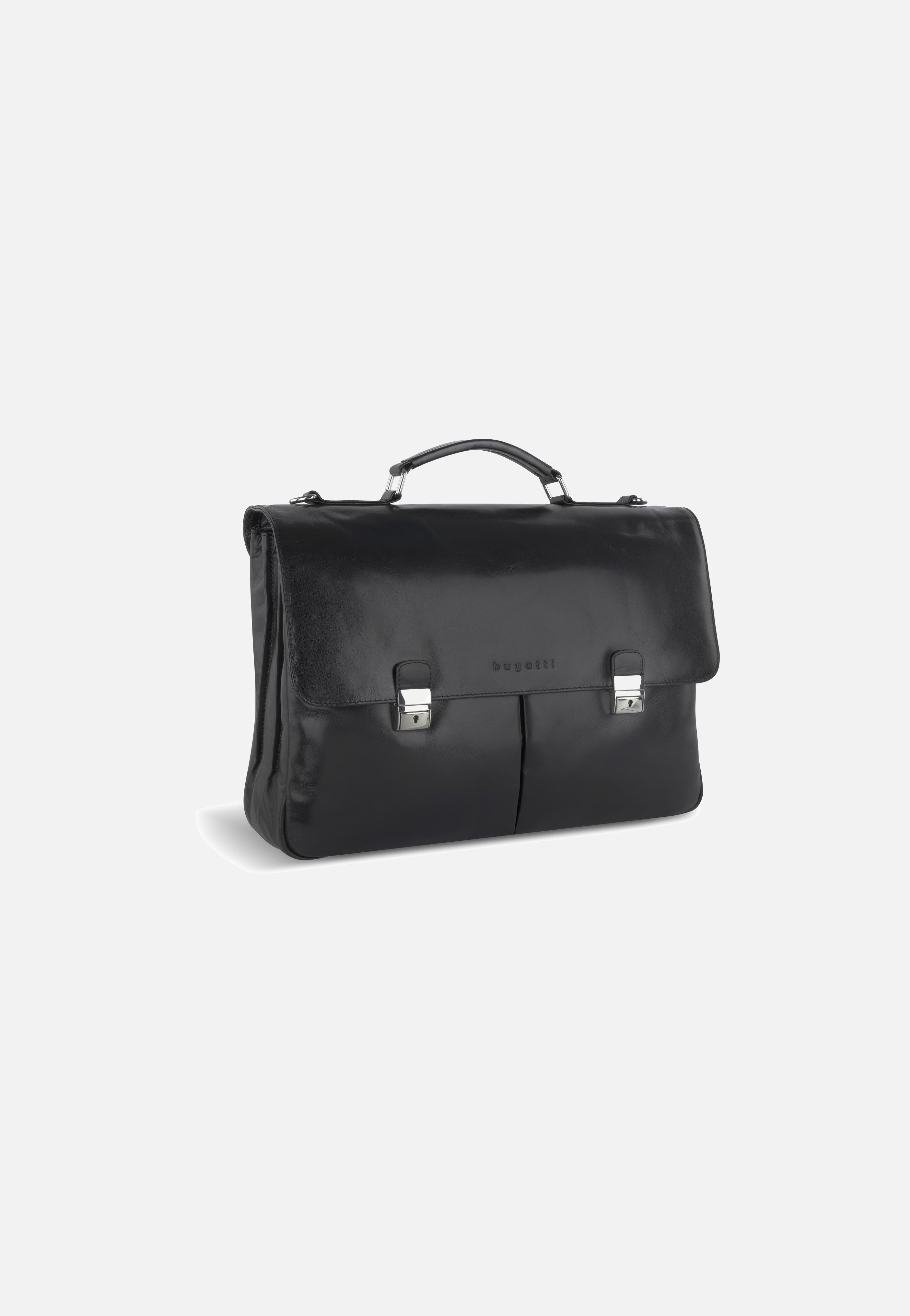 Bugatti Romano Large Schwarz Aktentasche