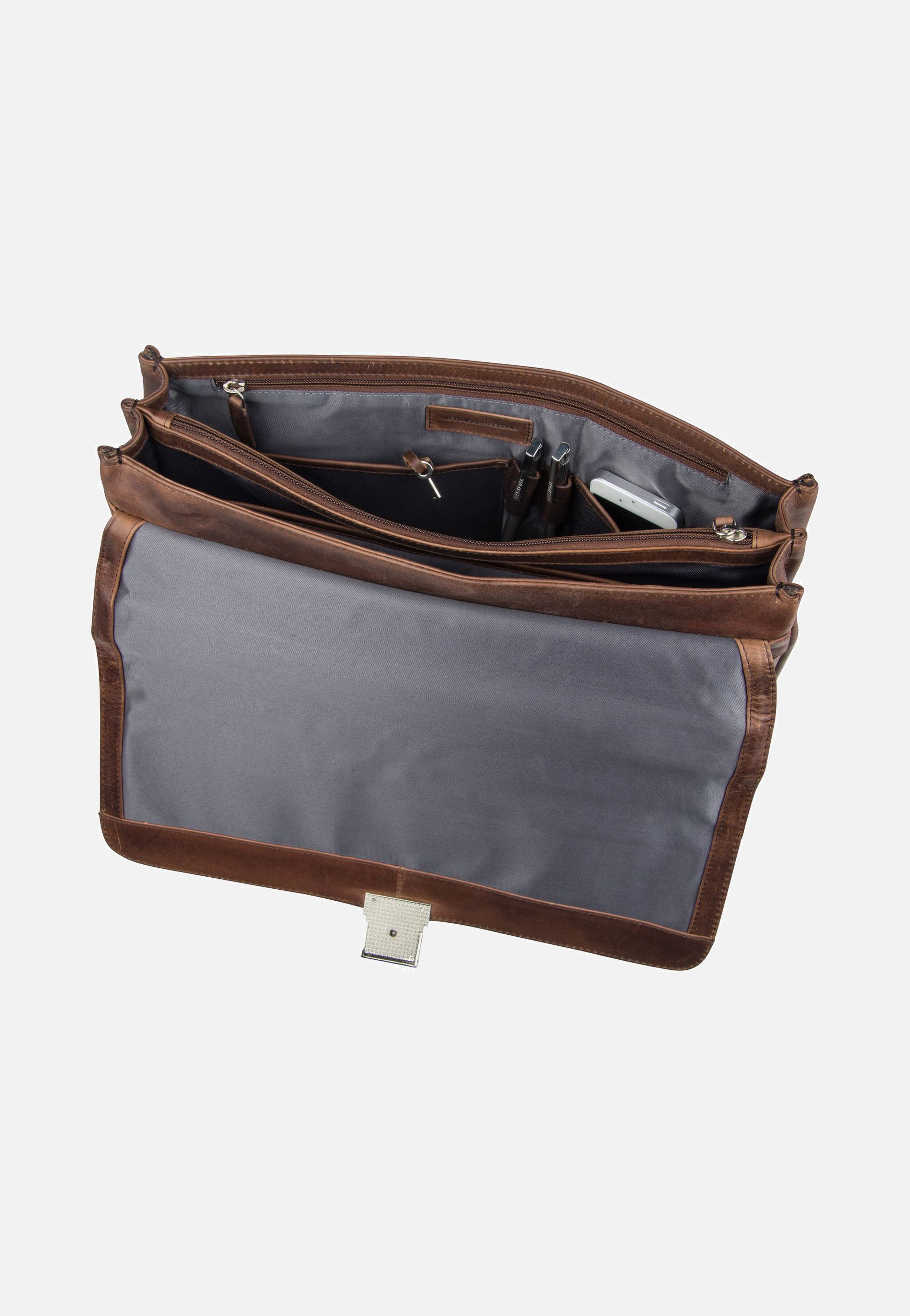 Bugatti Romano Medium Braun Aktentasche