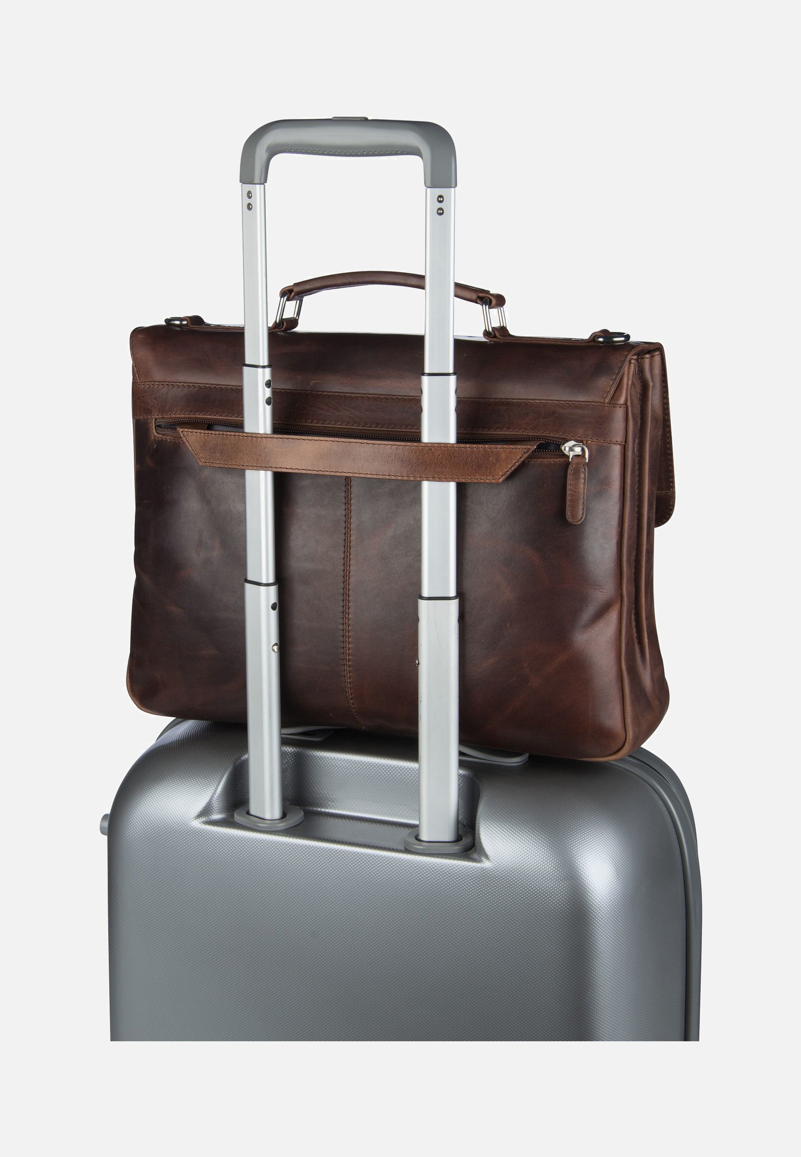 Bugatti Romano Medium Braun Aktentasche