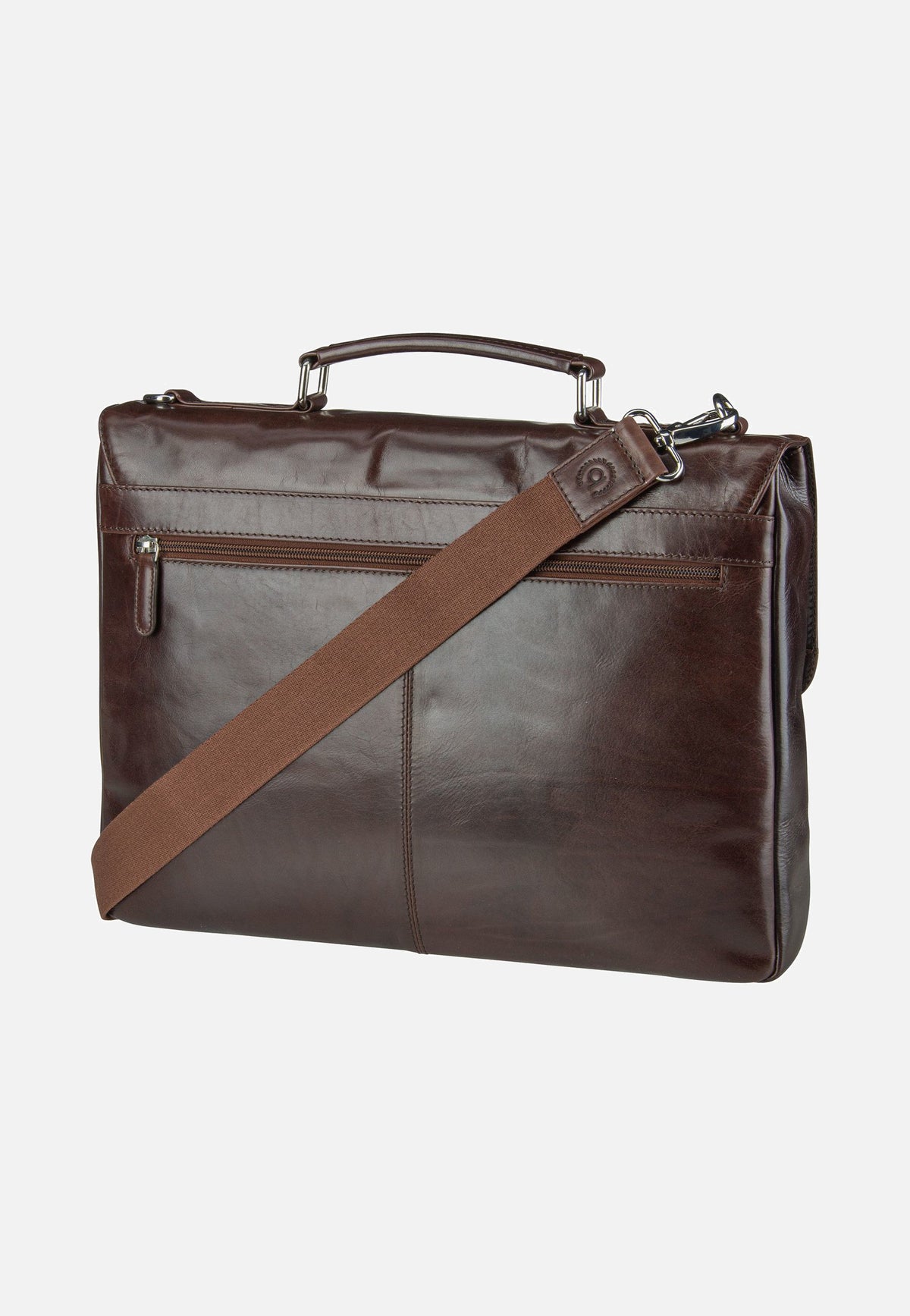 Bugatti Romano Small Braun Aktentasche
