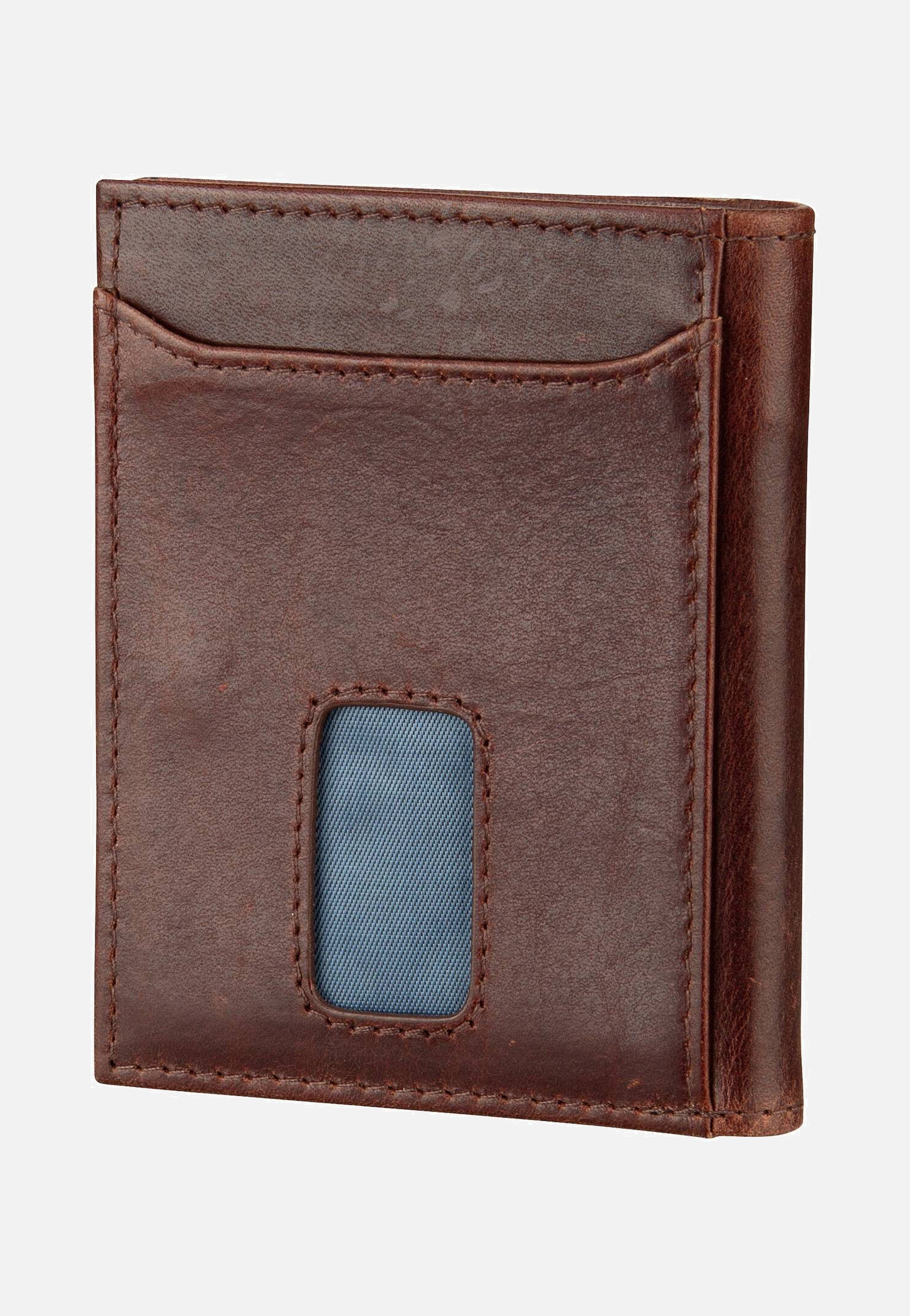 Bugatti Secure Slim Mini 1490R Braun Card Holder