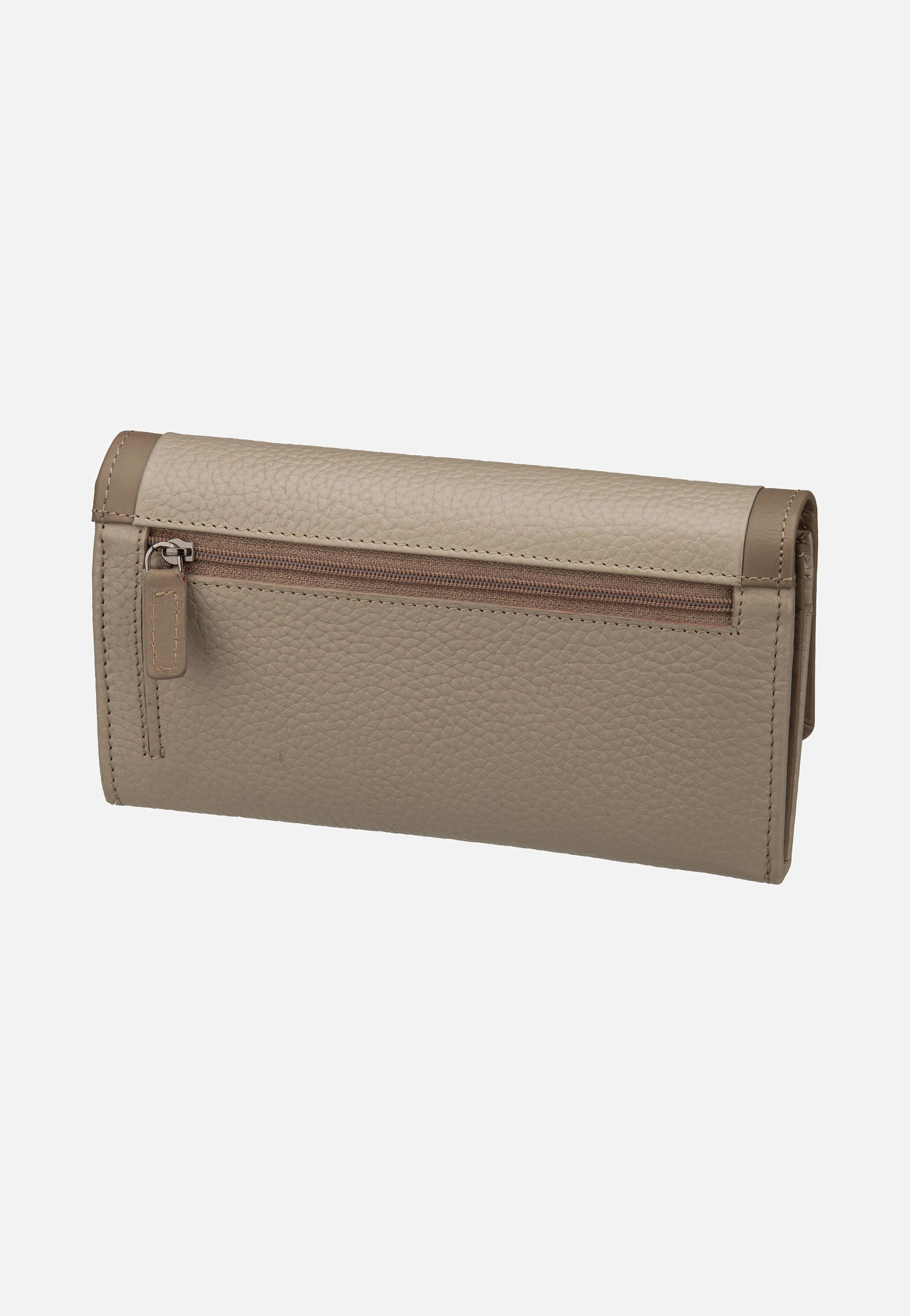 Bugatti Sina Ladies Long With Flap Beige Portemonnaie
