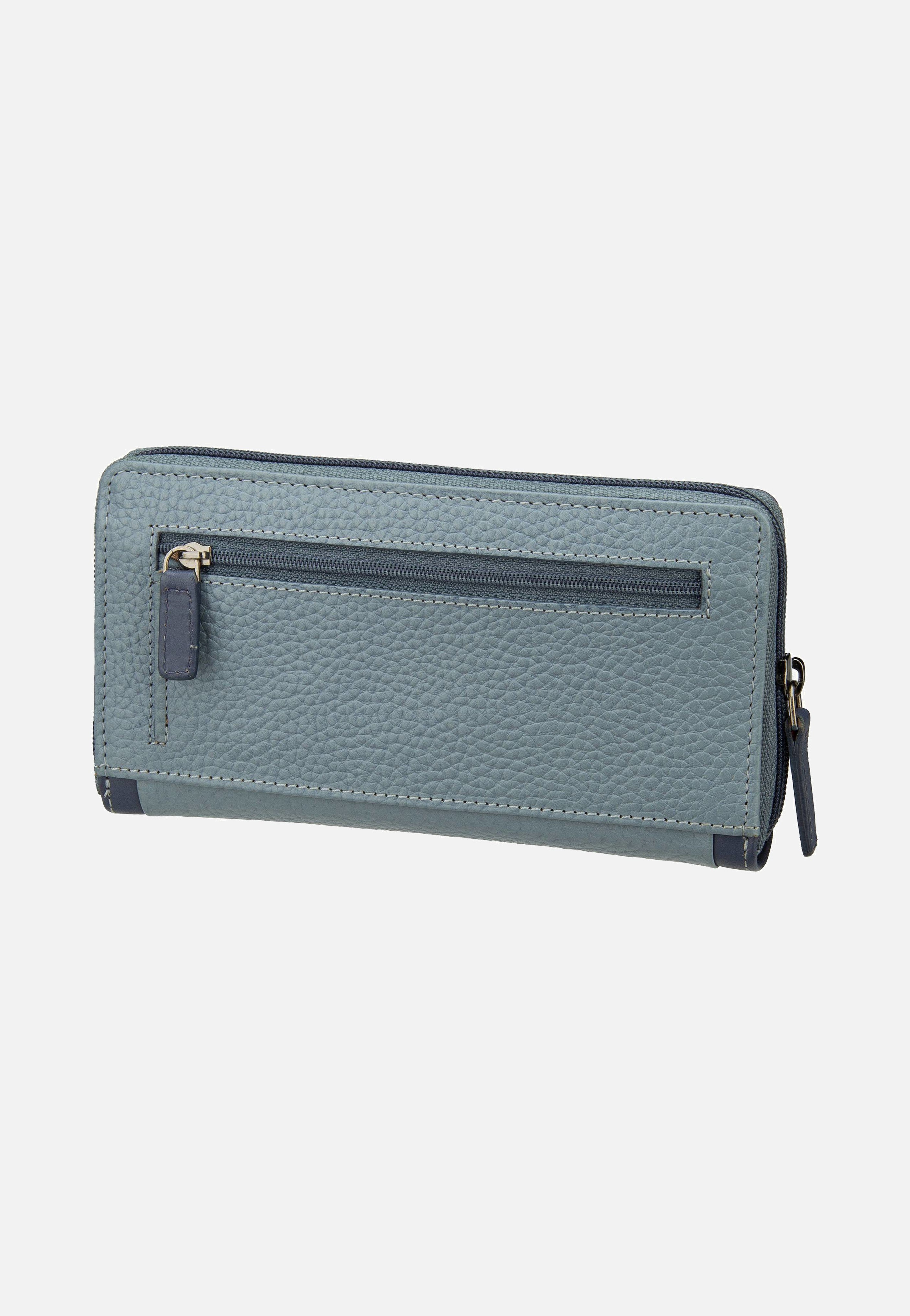 Bugatti Sina Ladies Long Zip Denim Portemonnaie
