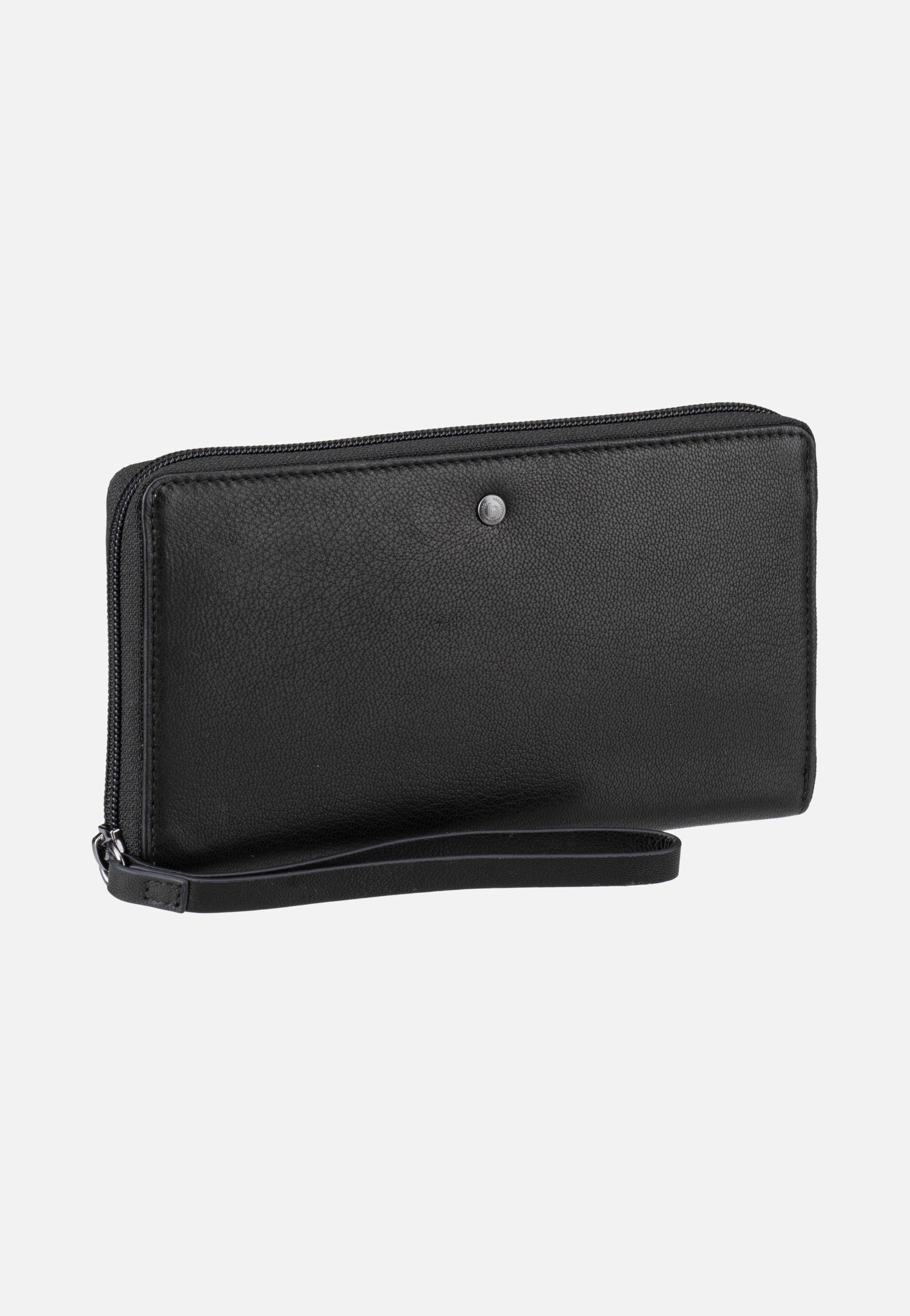 Bugatti Black Magic Zip-Ladies Longwallet Black Portemonnaie