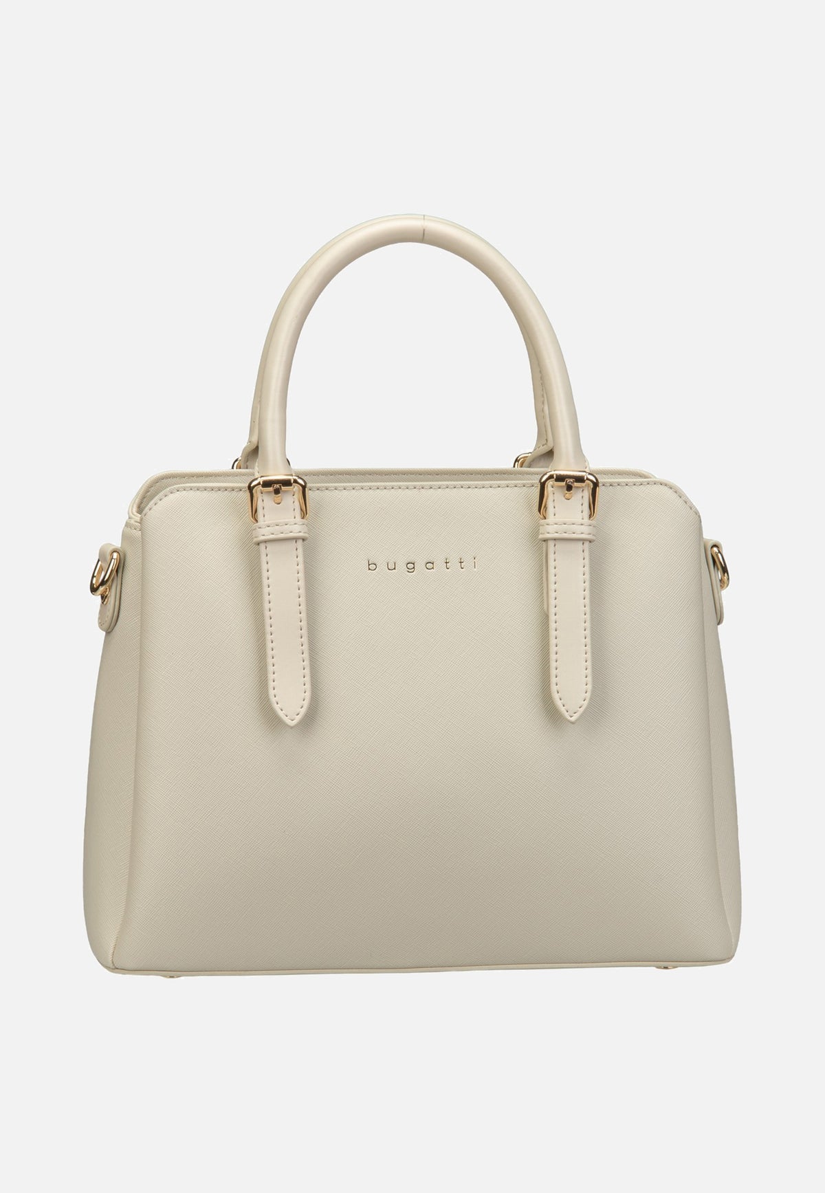 Bugatti Ella Saffiano Bowling Bag M Beige Bowling Bag
