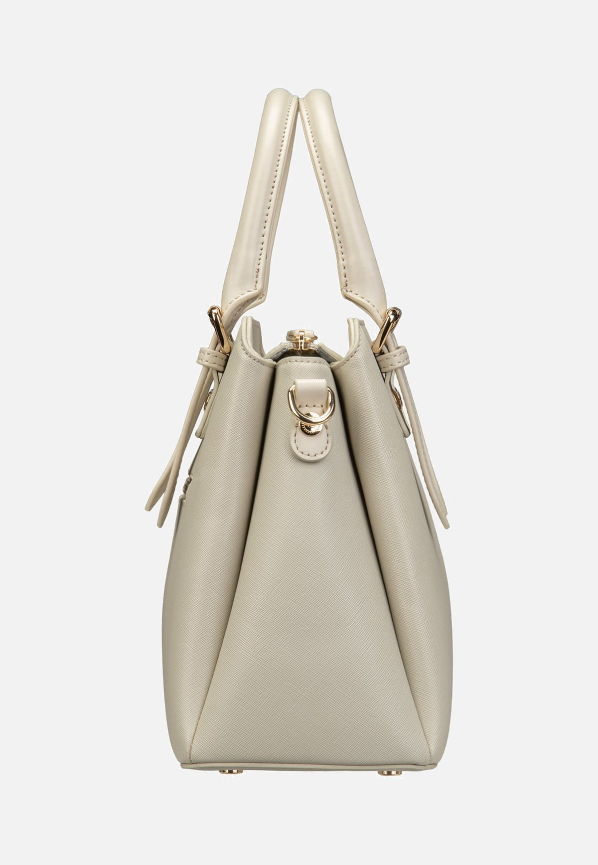 Bugatti Ella Saffiano Bowling Bag M Beige Bowling Bag