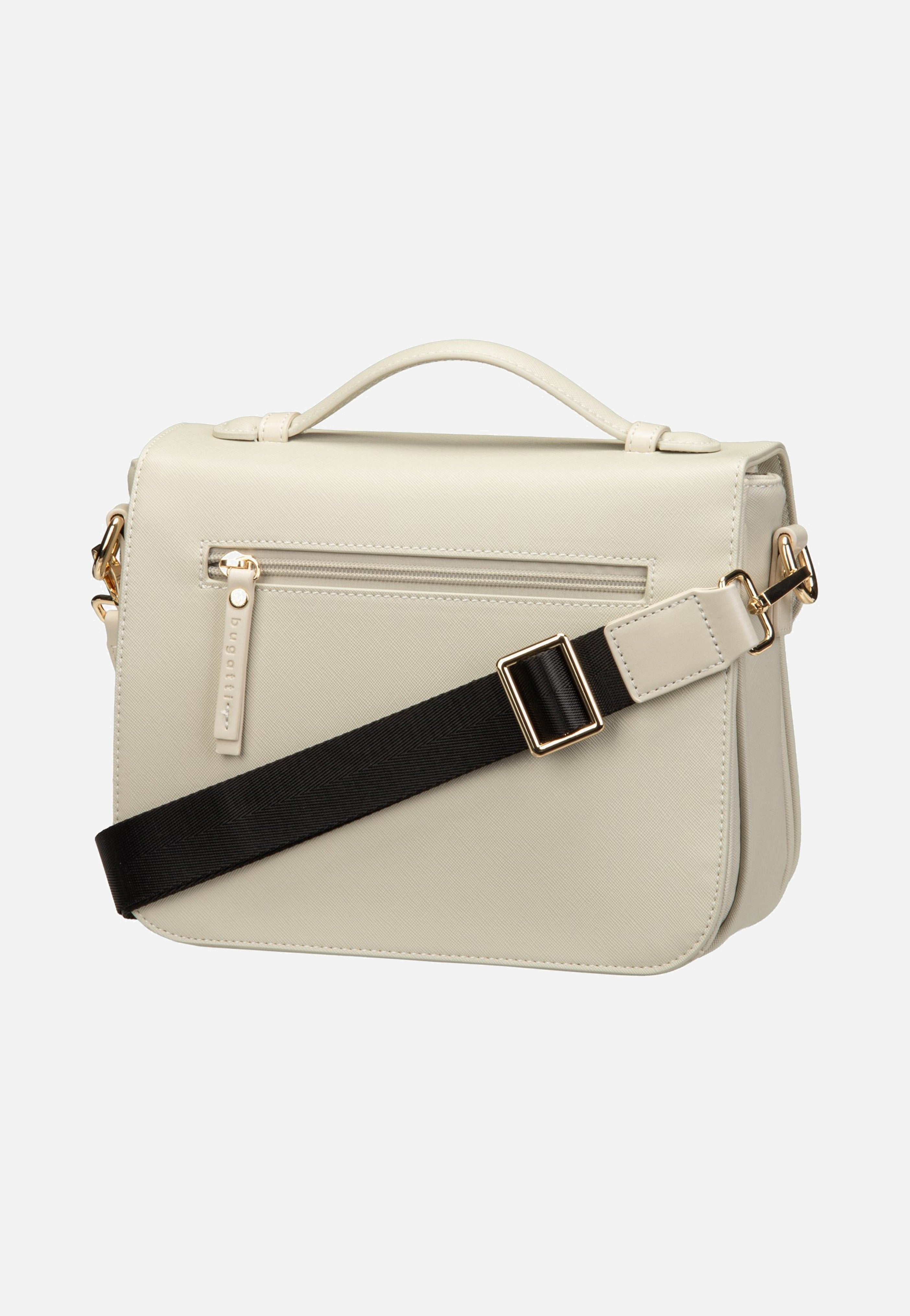 Bugatti Ella Saffiano Classic Bag Beige Schultertasche