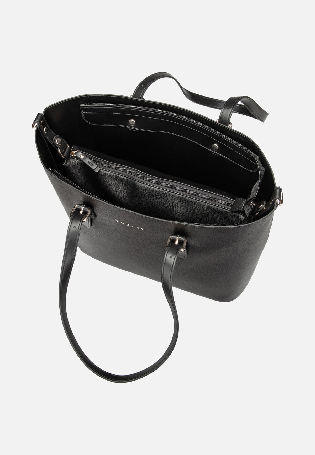 Bugatti Ella Saffiano Shopper L Black Shopper