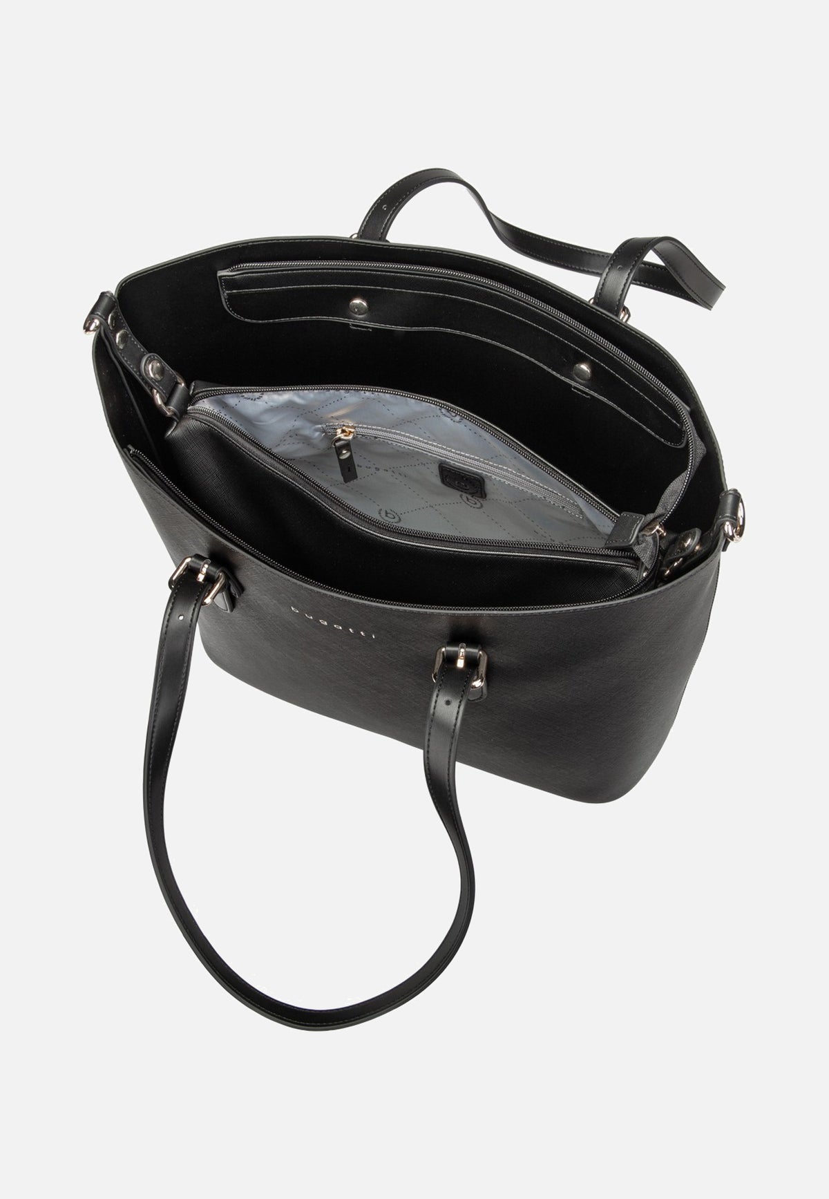Bugatti Ella Saffiano Shopper L Black Shopper