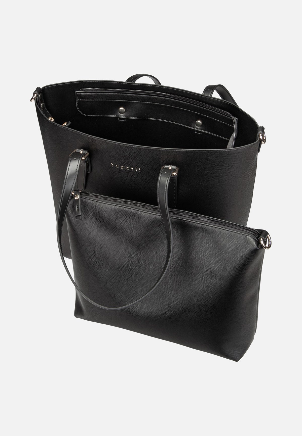 Bugatti Ella Saffiano Shopper L Black Shopper