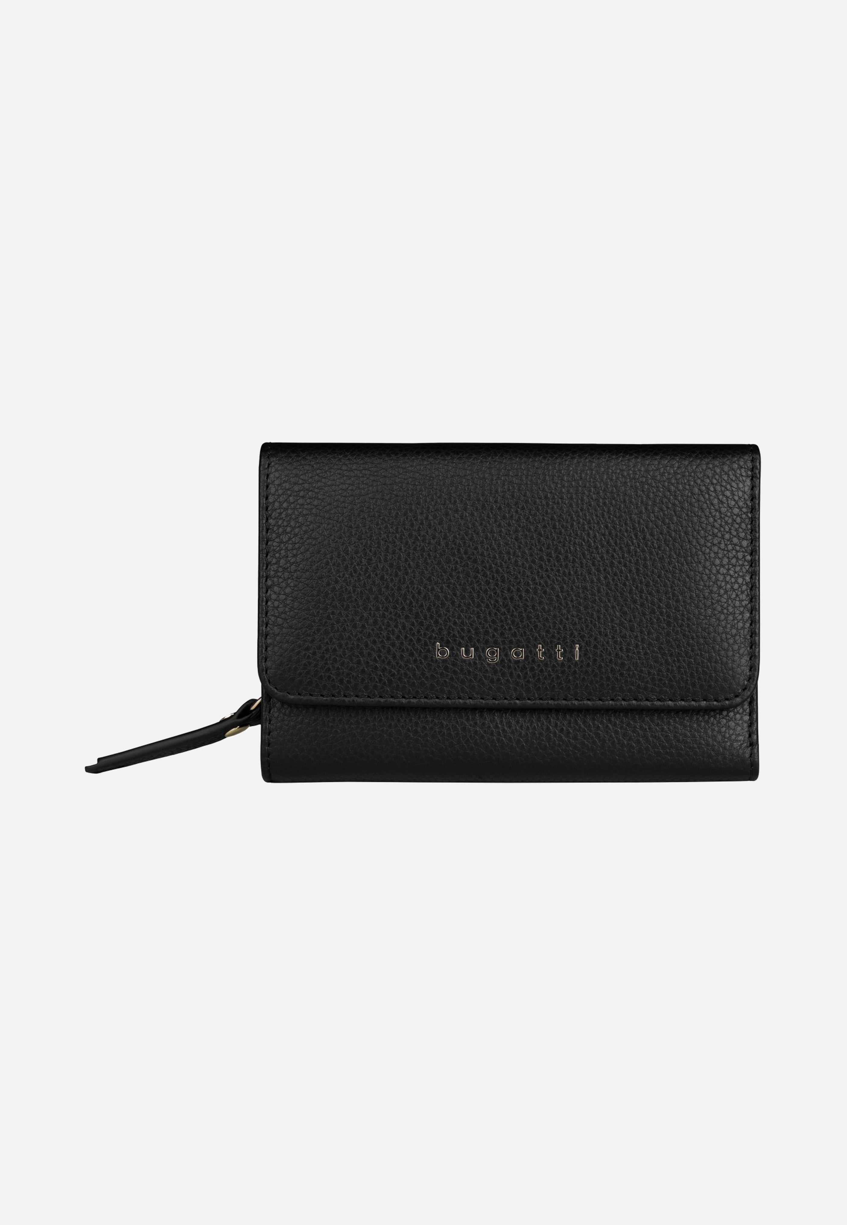 Bugatti Emilia Ladies Wallet With Flap Black Wallet