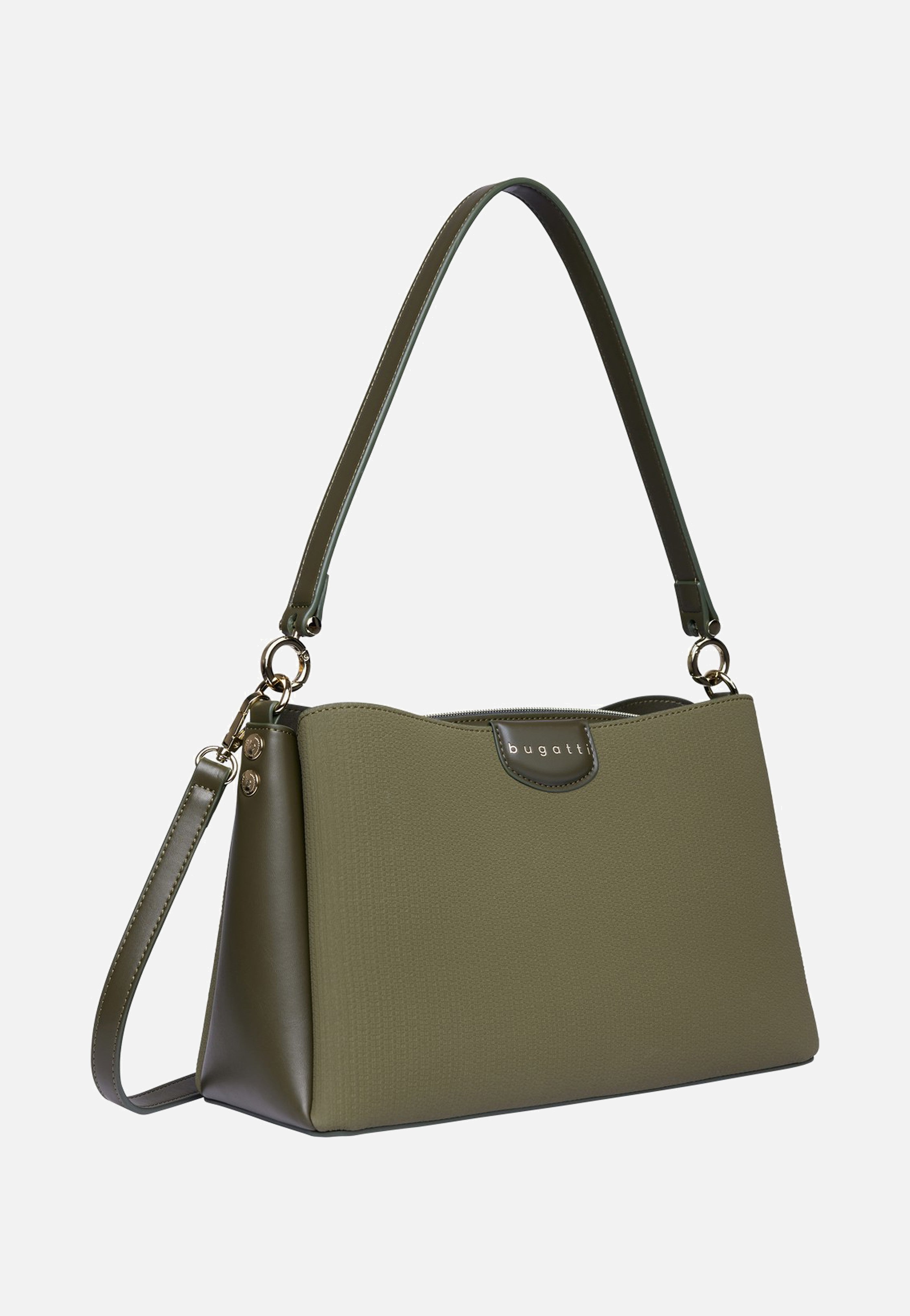 Bugatti Leah Shoulder Bag M Olive Schultertasche