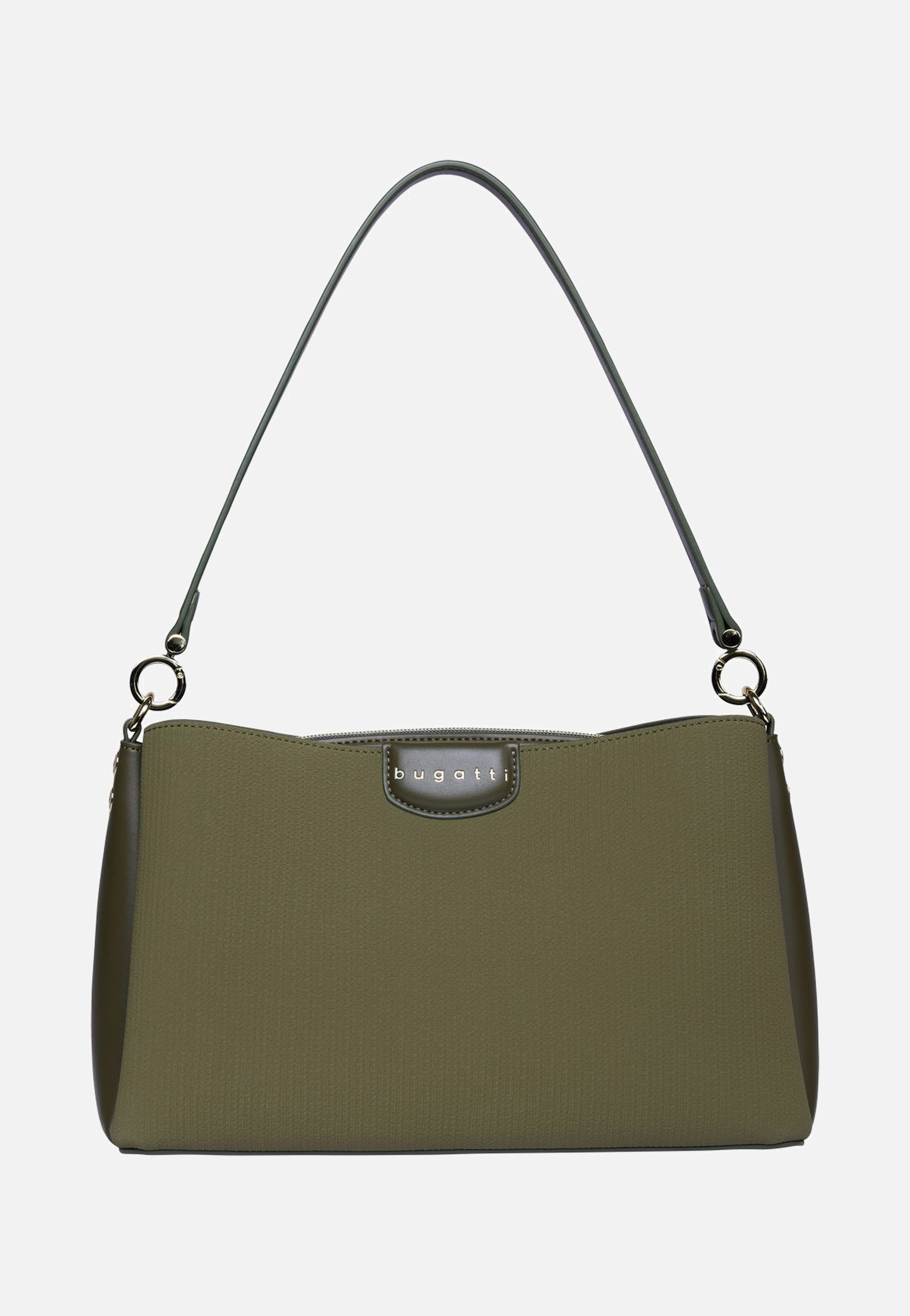 Bugatti Leah Shoulder Bag M Olive Schultertasche