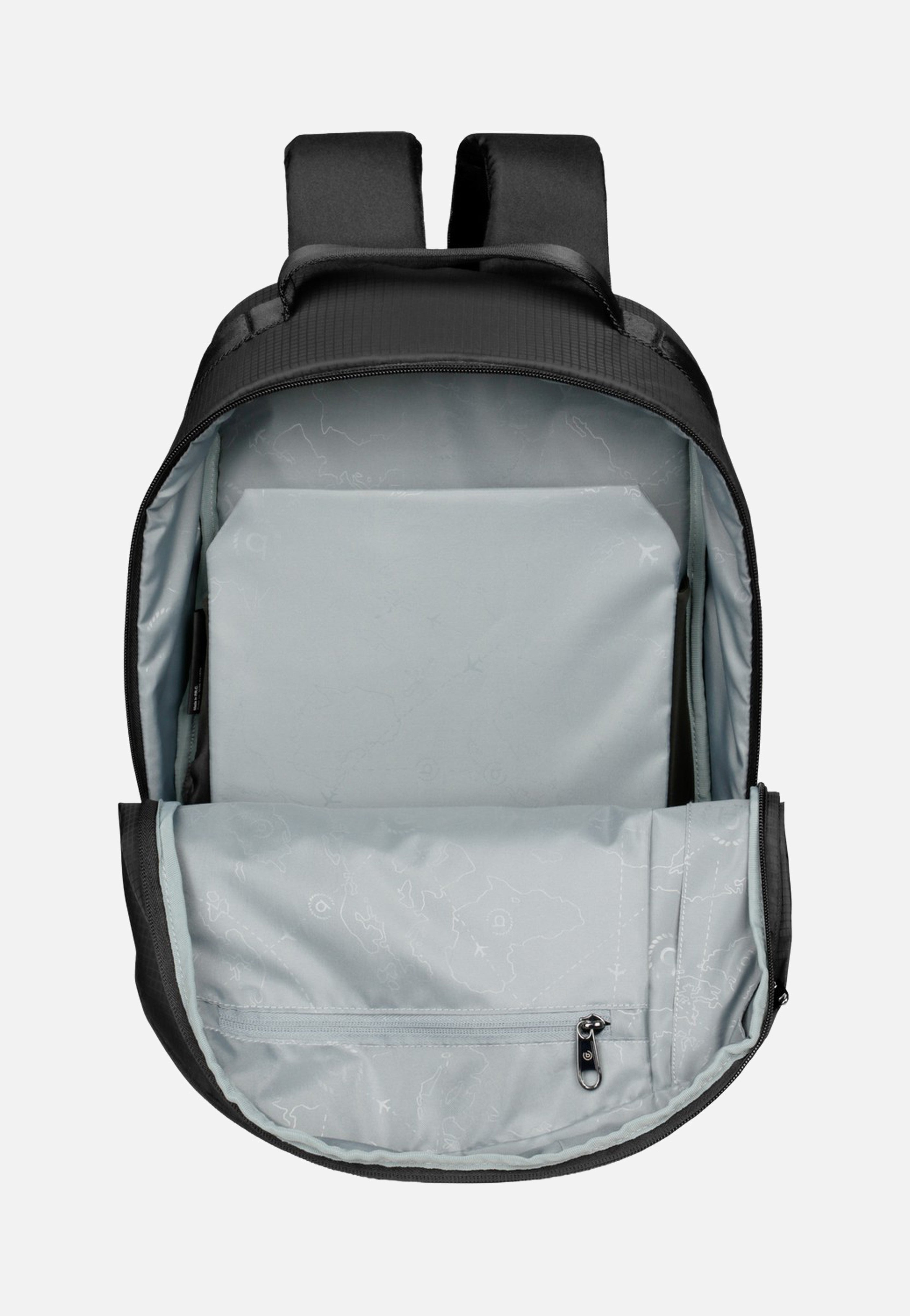 Bugatti Letter's Backpack Black Rucksack