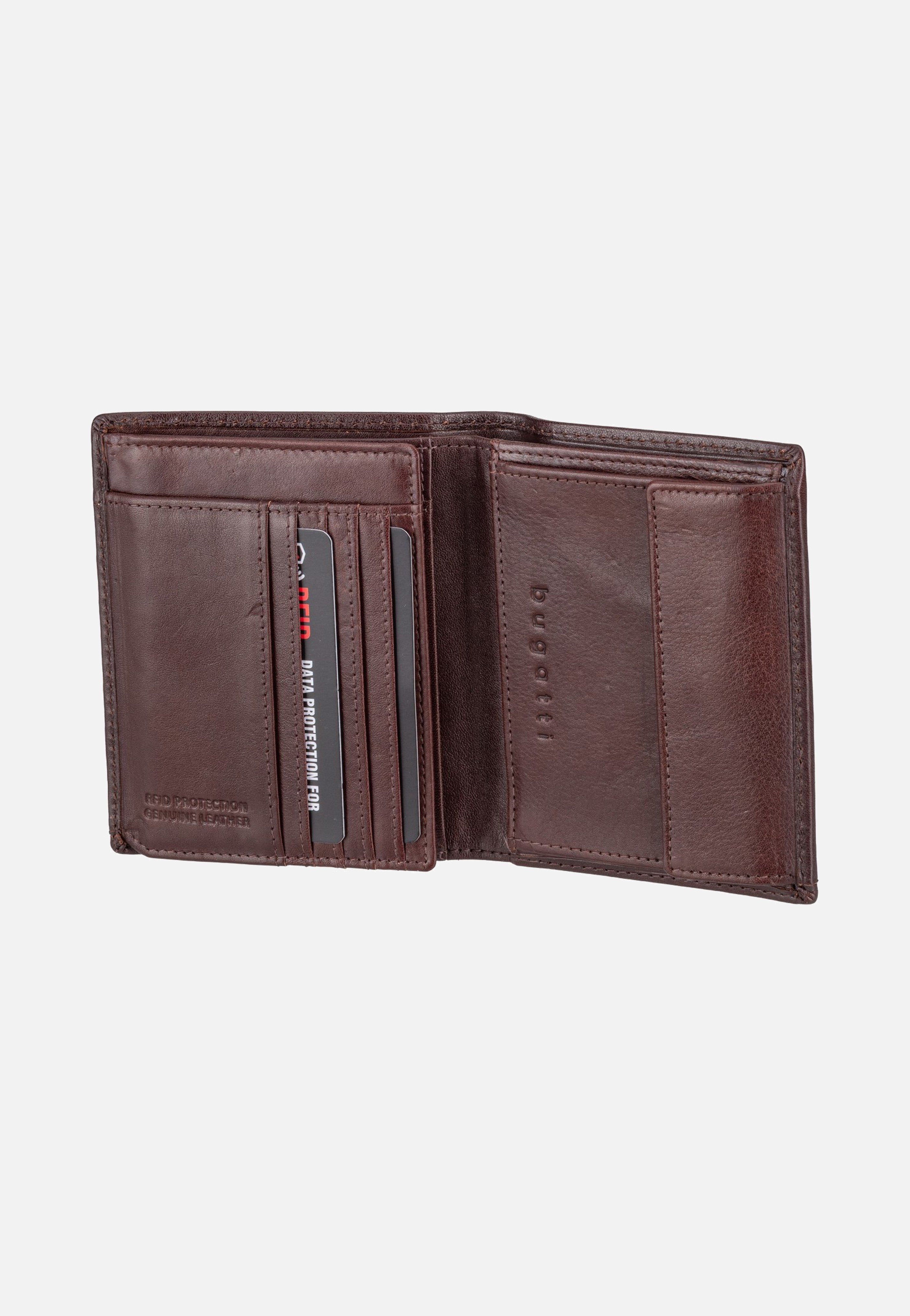 Bugatti Neaples HoUpright Wallet Brown Portemonnaie