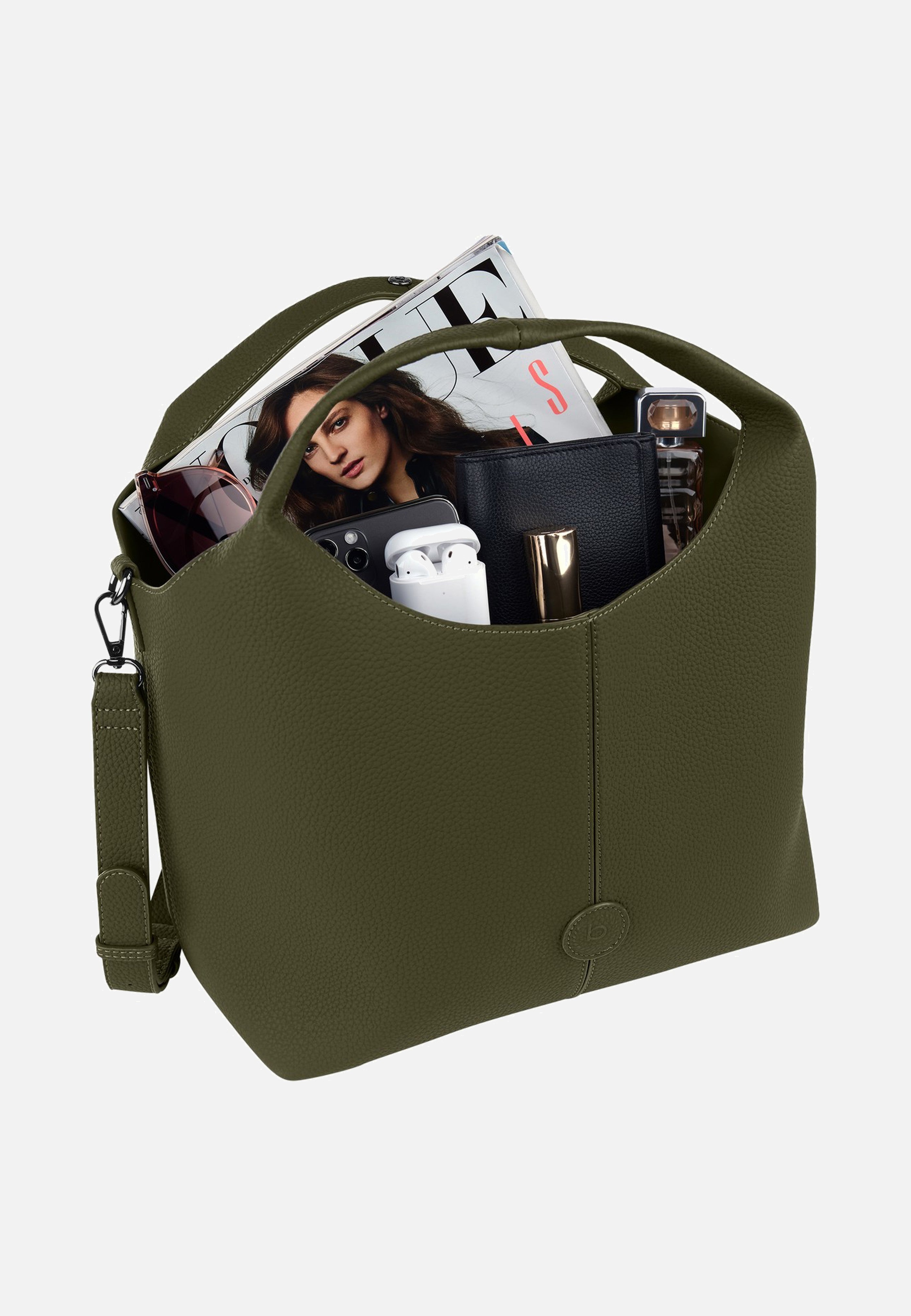 Bugatti Zoe Shopper Olive Tote Bag