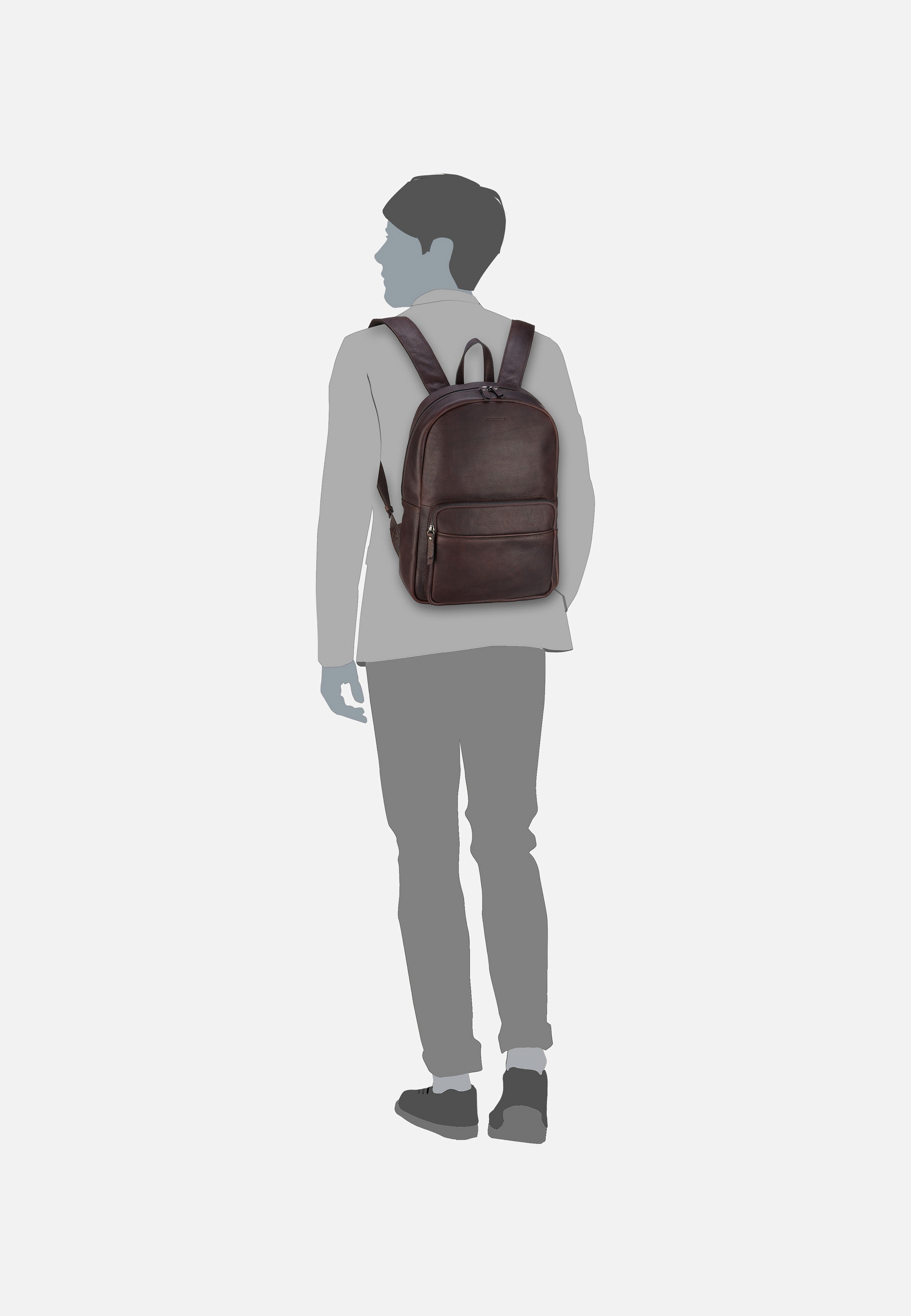 Burkely Antique Avery 7002 Brown Rucksack
