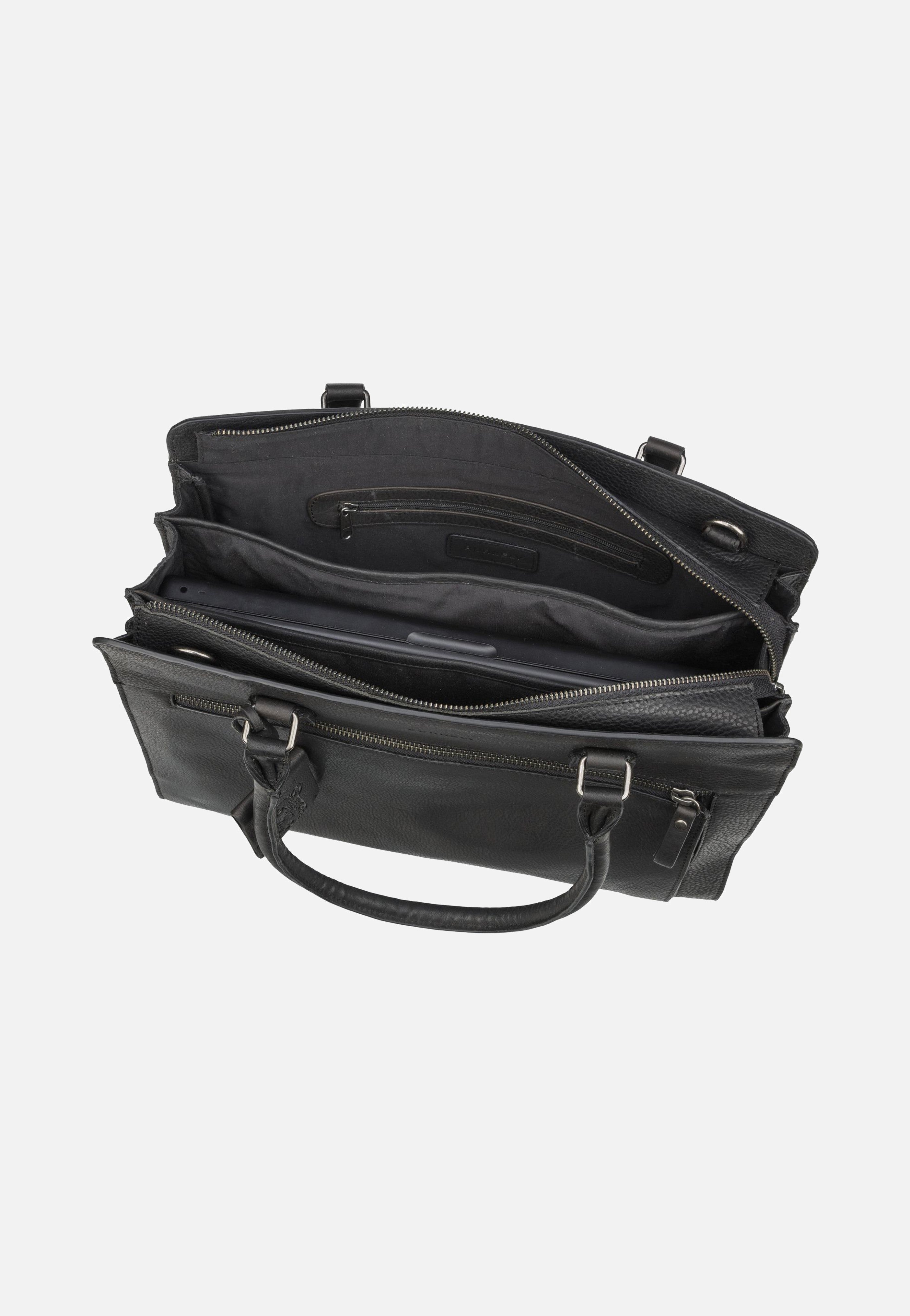 Burkely Antique Avery Handbag M 14'' 7001 Black Aktentasche