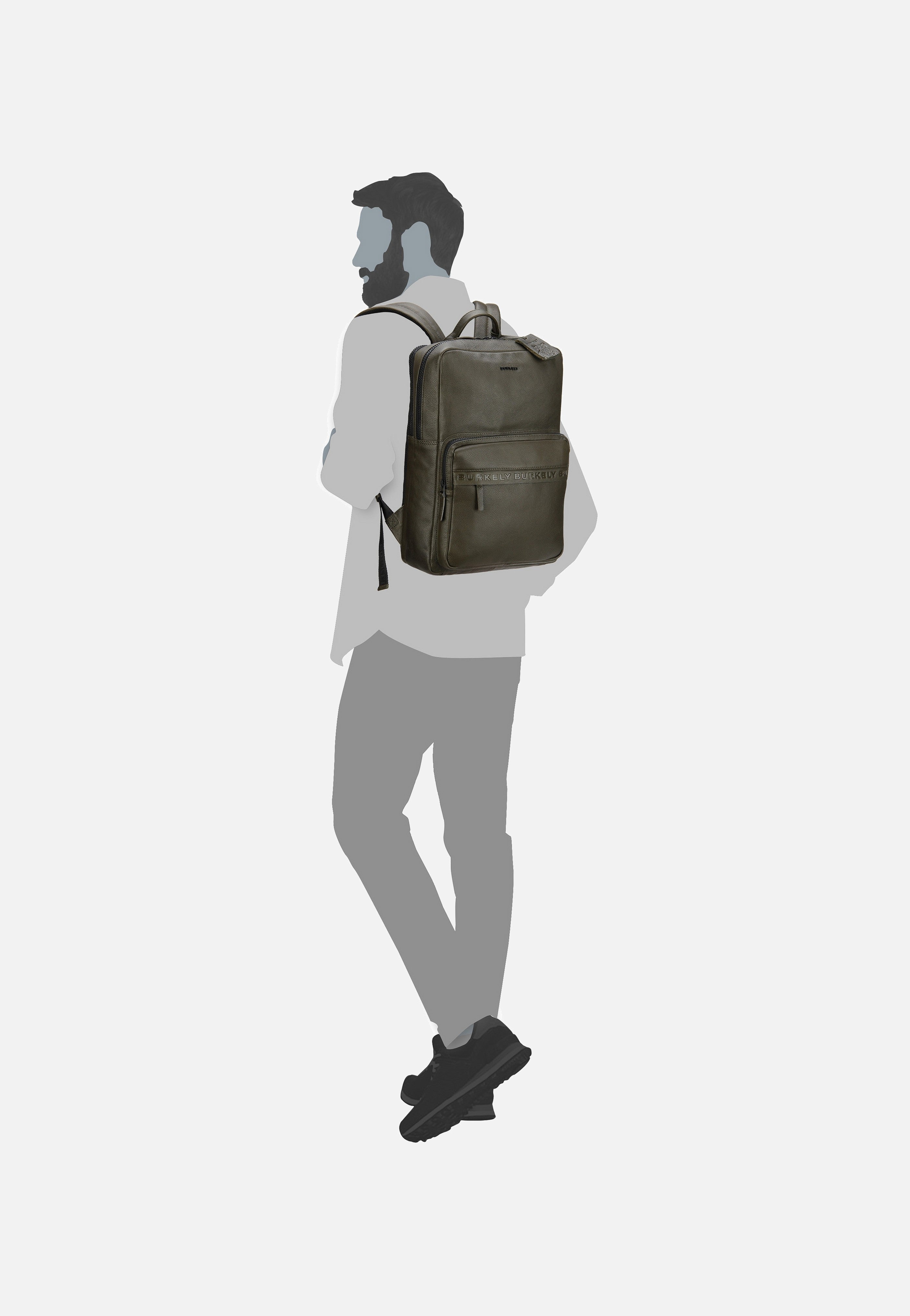 Burkely Minimal Mason 1000803 Green Rucksack