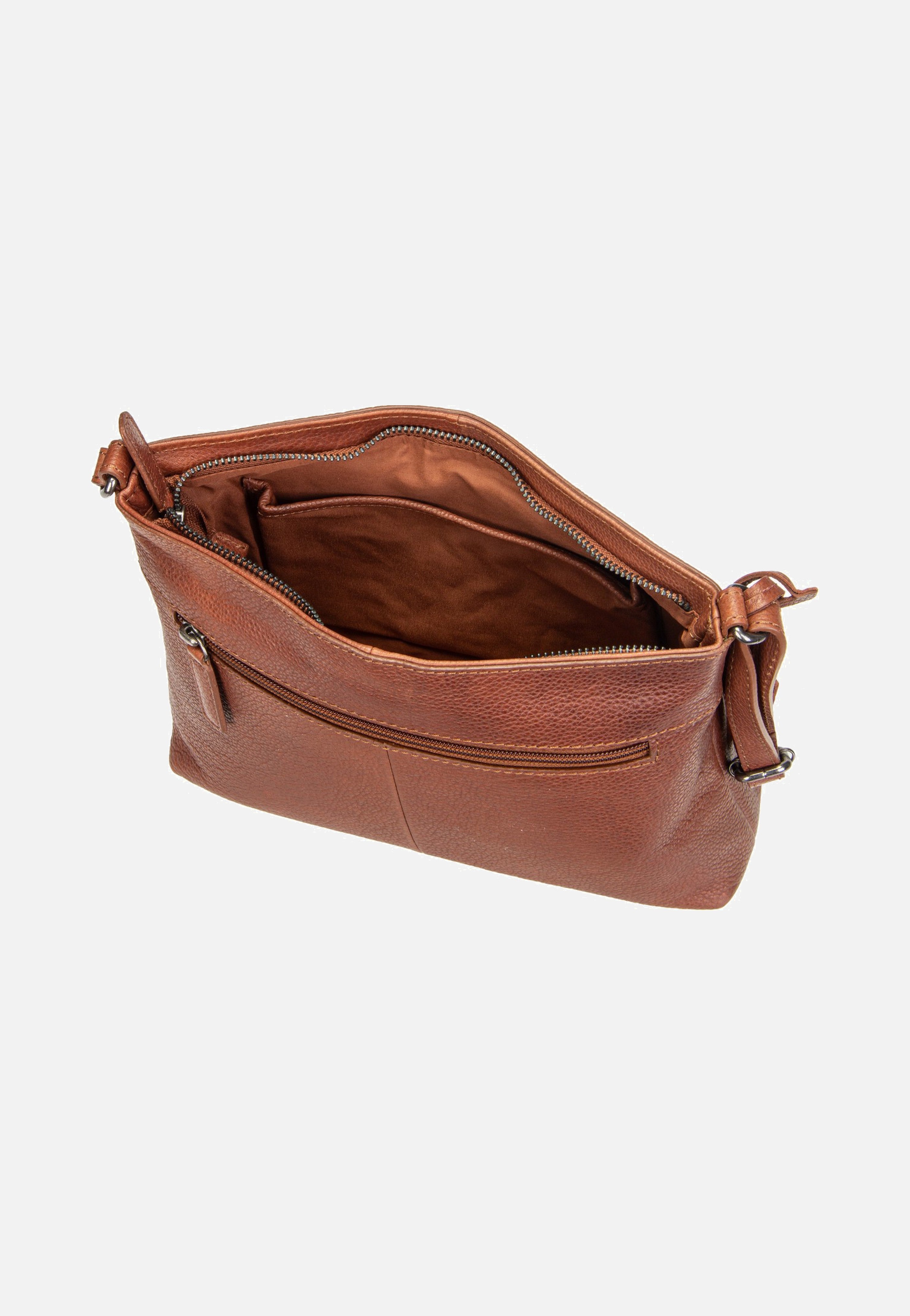 Burkely Antique Avery Zip 8005224 Cognac Umhängetasche
