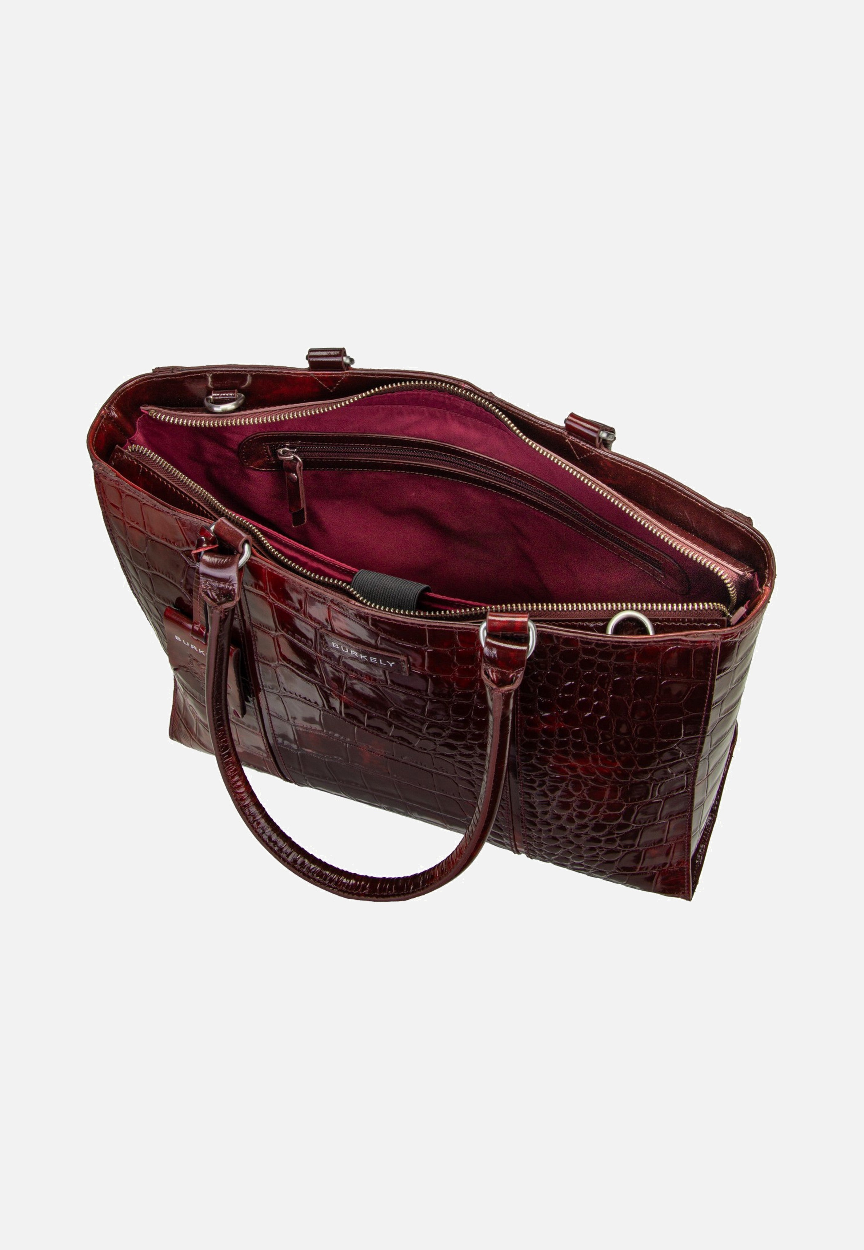 Burkely Cool Colbie 1000853 Burgundy Patent Laptop Bag