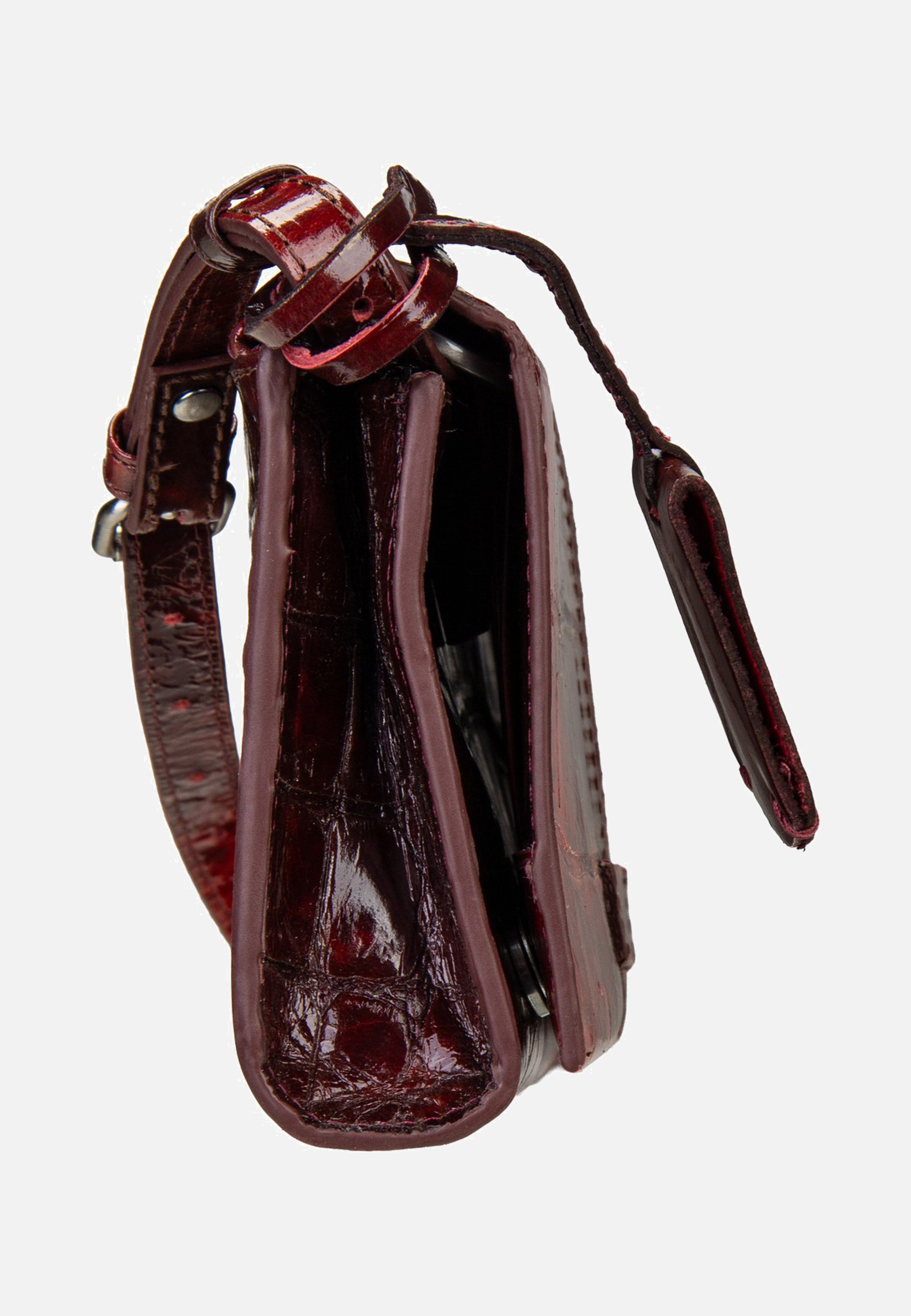 Burkely Cool Colbie 1000859 Burgundy Patent Crossbody Bag